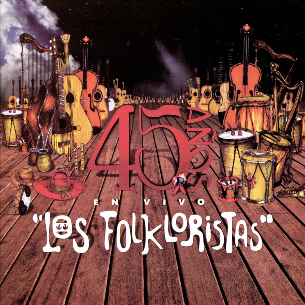 CD LOS FOLKLORISTAS/EN VIVO
