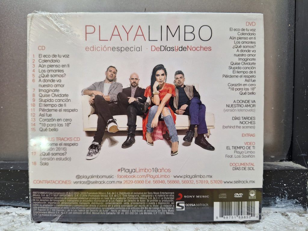 PLAYA LIMBO DE DIAS Y DE NOCHES EDICION ESPECIAL CD DVD ORIGINAL NUEVO SELLADO [NACIONAL]