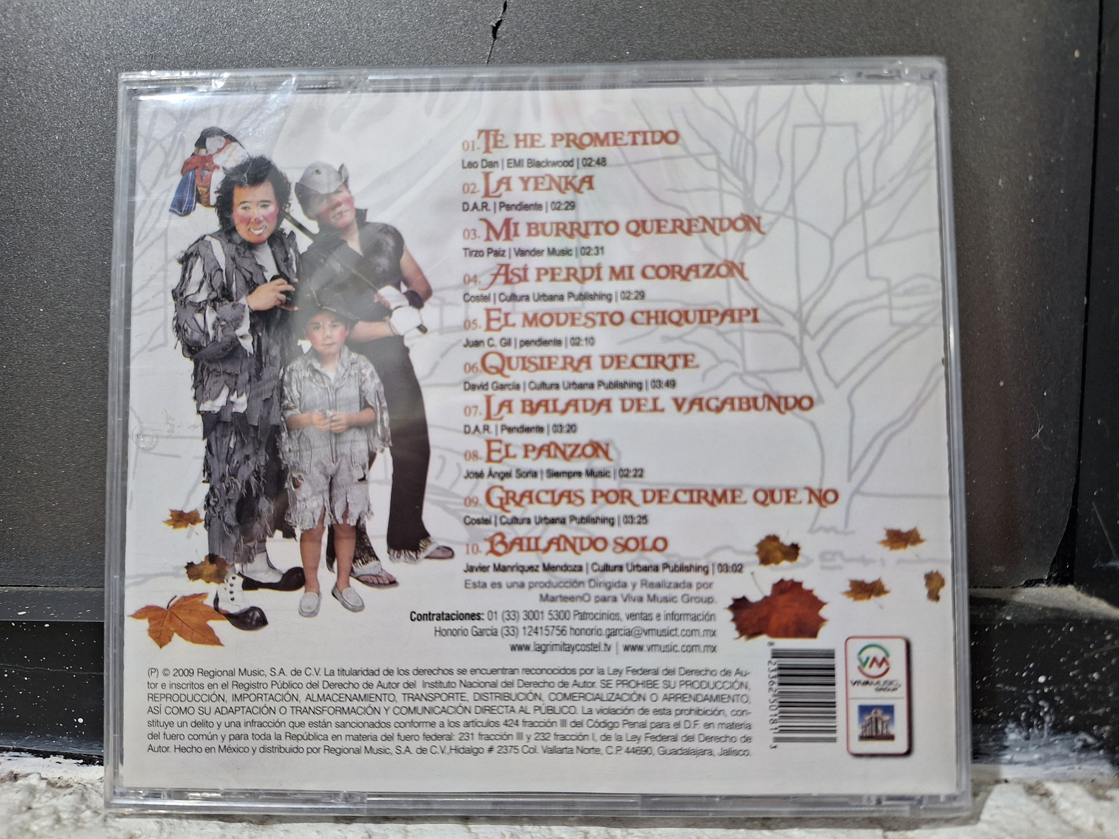 LAGRIMITA Y COSTEL VAGABUNDO CD ORIGINAL NUEVO SELLADO [NACIONAL]