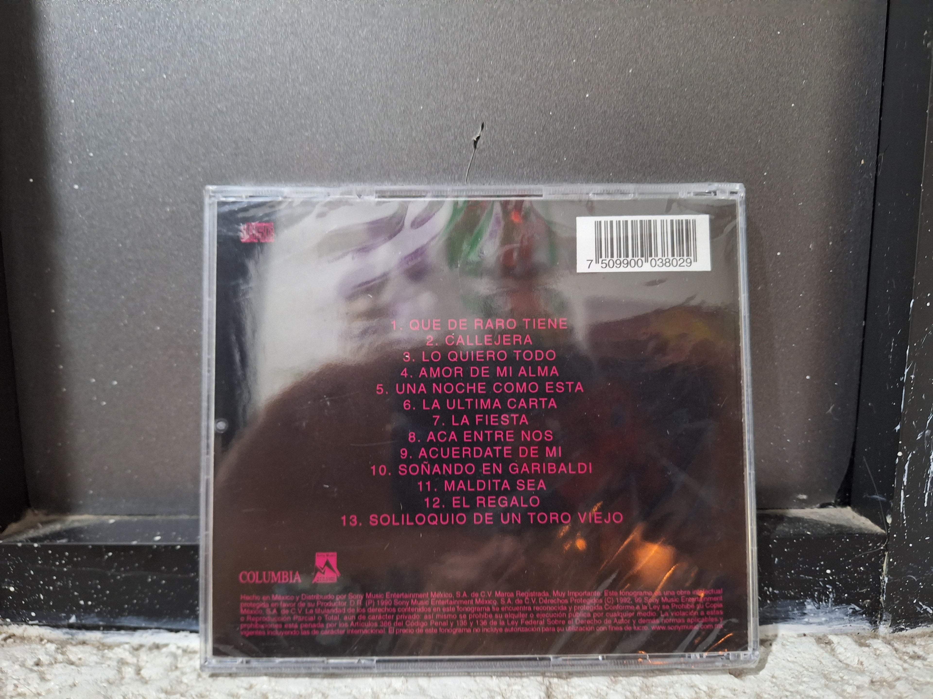 VICENTE FERNANDEZ QUE DE RARO TIENE CD ORIGINAL NUEVO SELLADO [NACIONAL] [REEDICION]