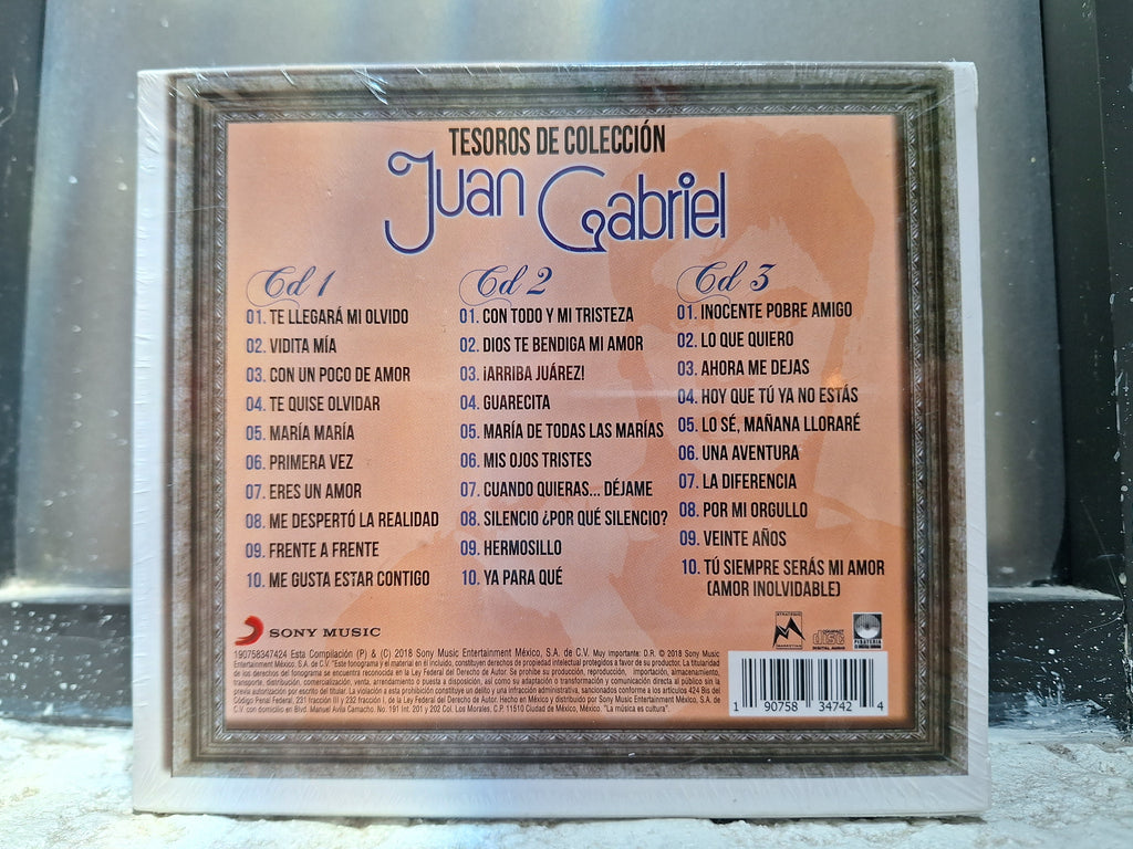 JUANJ GABRIEL TESOROS DE COLECCIÓN 3 CD NUEVO ORIGINAL SELLADO [NACIONAL]