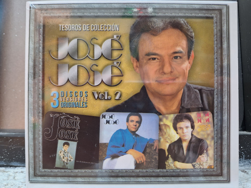 JOSE JOSE TESOROS DE COLECCIÓN VOL. 2 3 CD ORIGINAL NUEVO SELLADO [NACIONAL]