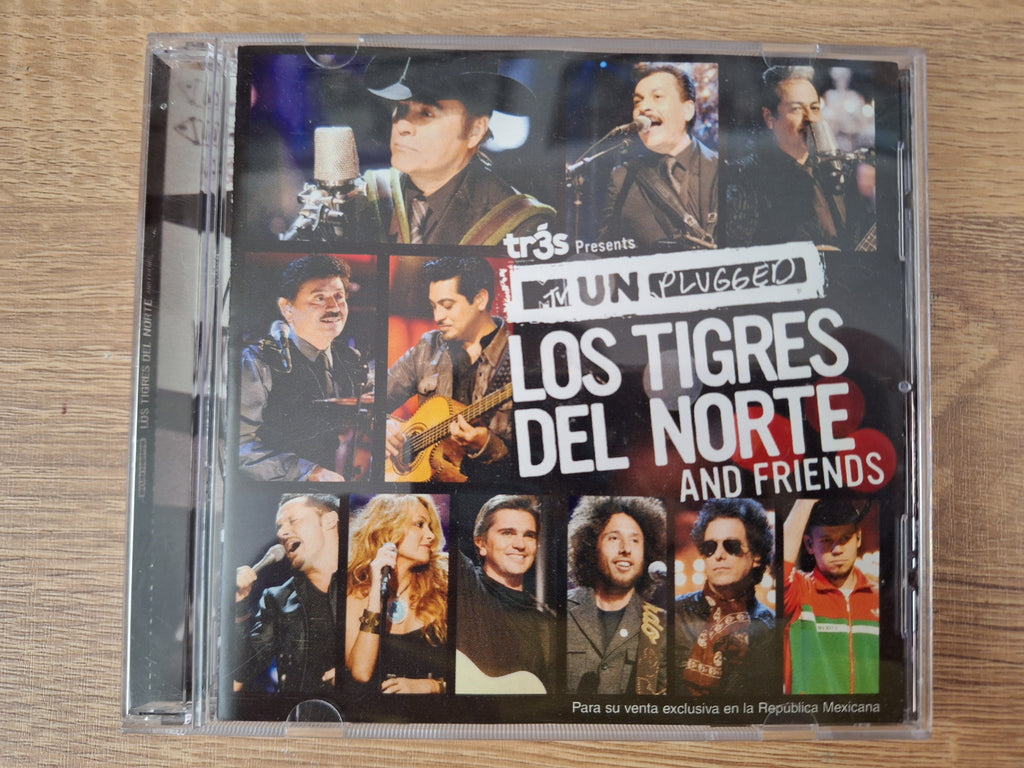 LOS TIGRES DEL NORTE AND FRIENDS MTV UNPLUGGED CD ORIGINAL USADO EN BUEN ESTADO [NACIONAL]