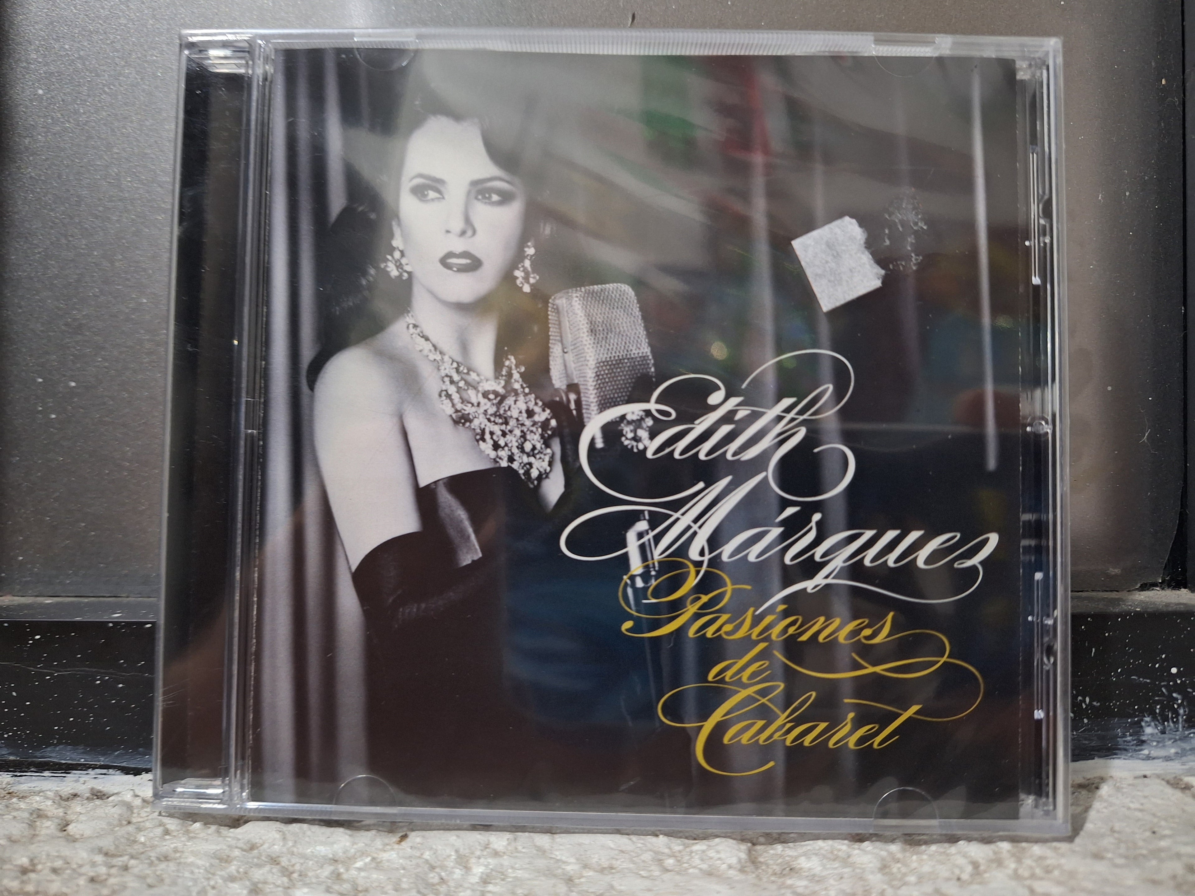 EDITH MARQUEZ PASIONES DE CABARET CD ORIGINAL NUEVO SELLADO [NACIONAL]