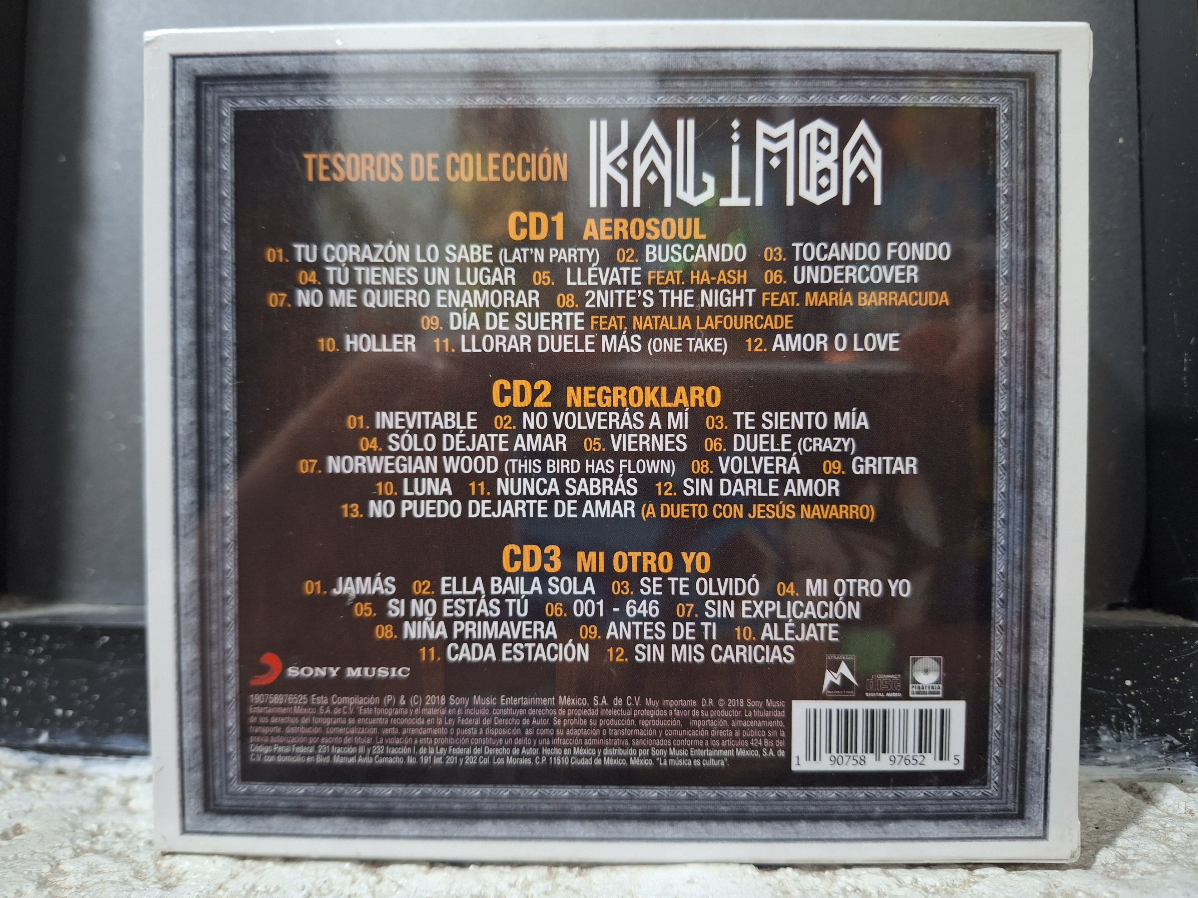 KALIMBA TESOROS DE COLECCIÓN 3 CD ORIGINAL NUEVO SELLADO [NACIONAL]