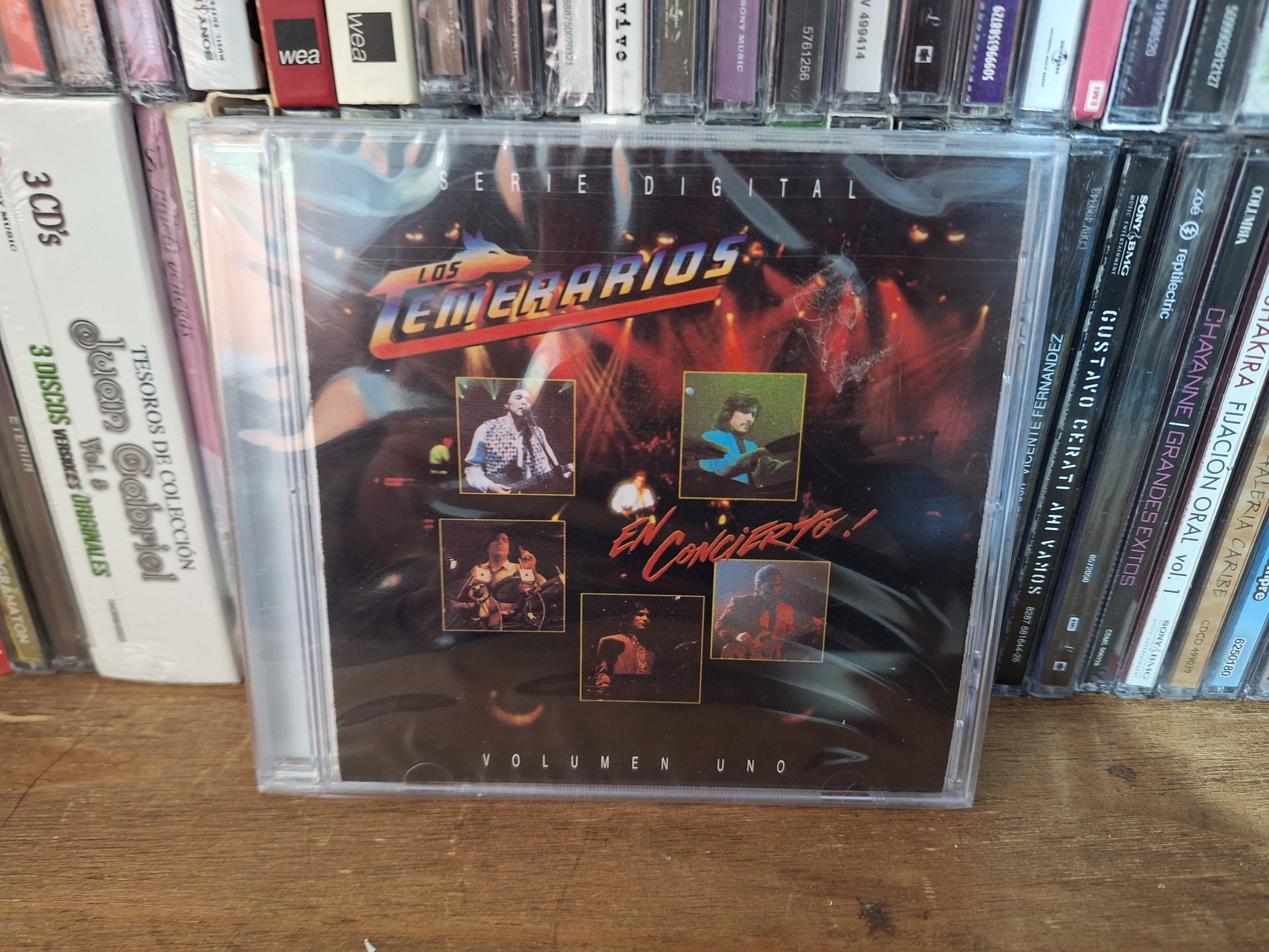 LOS TEMERARIOS EN CONCIERTO VOLUMEN UNO CD ORIGINAL NUEVO SELLADO REEDICION [NACIONAL]
