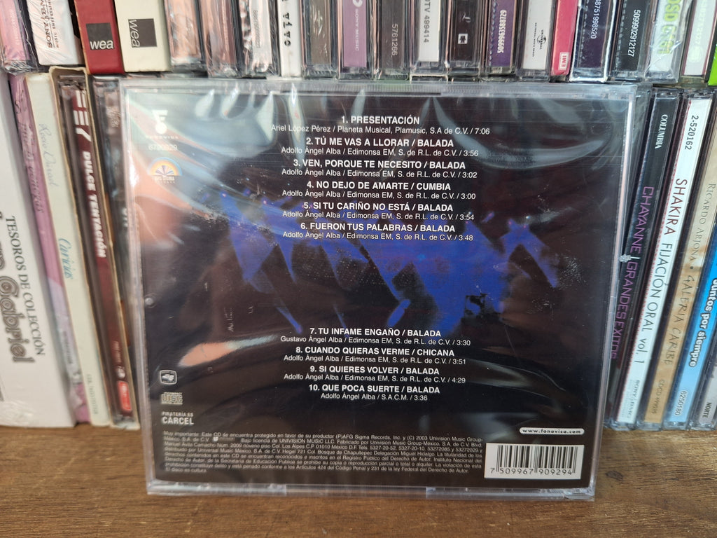 LOS TEMERARIOS EN CONCIERTO VOLUMEN UNO CD ORIGINAL NUEVO SELLADO REEDICION [NACIONAL]