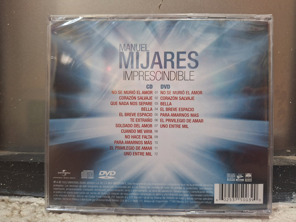 MANUEL MIJARES IMPRESCINDIBLE CD DVDORIGINAL NUEVO SELLADO [NACIONAL]