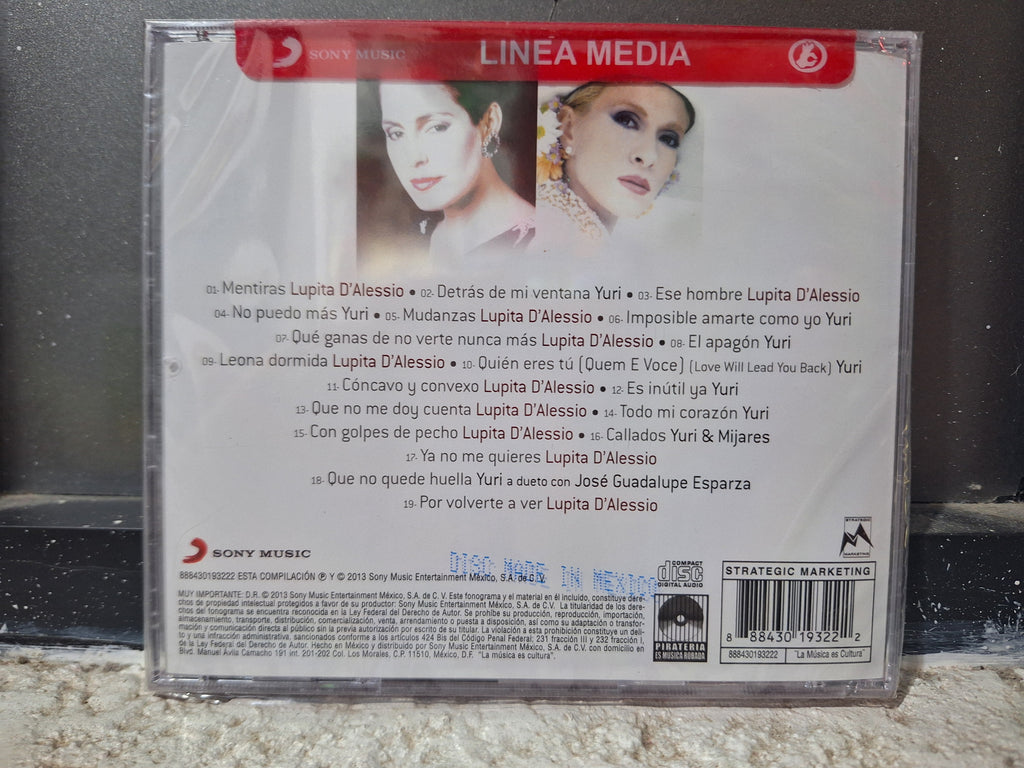 LUPITA D'ALESSIO & YURI FRENTE A FRENTE CD ORIGINAL NUEVO SELLADO [NACIONAL]