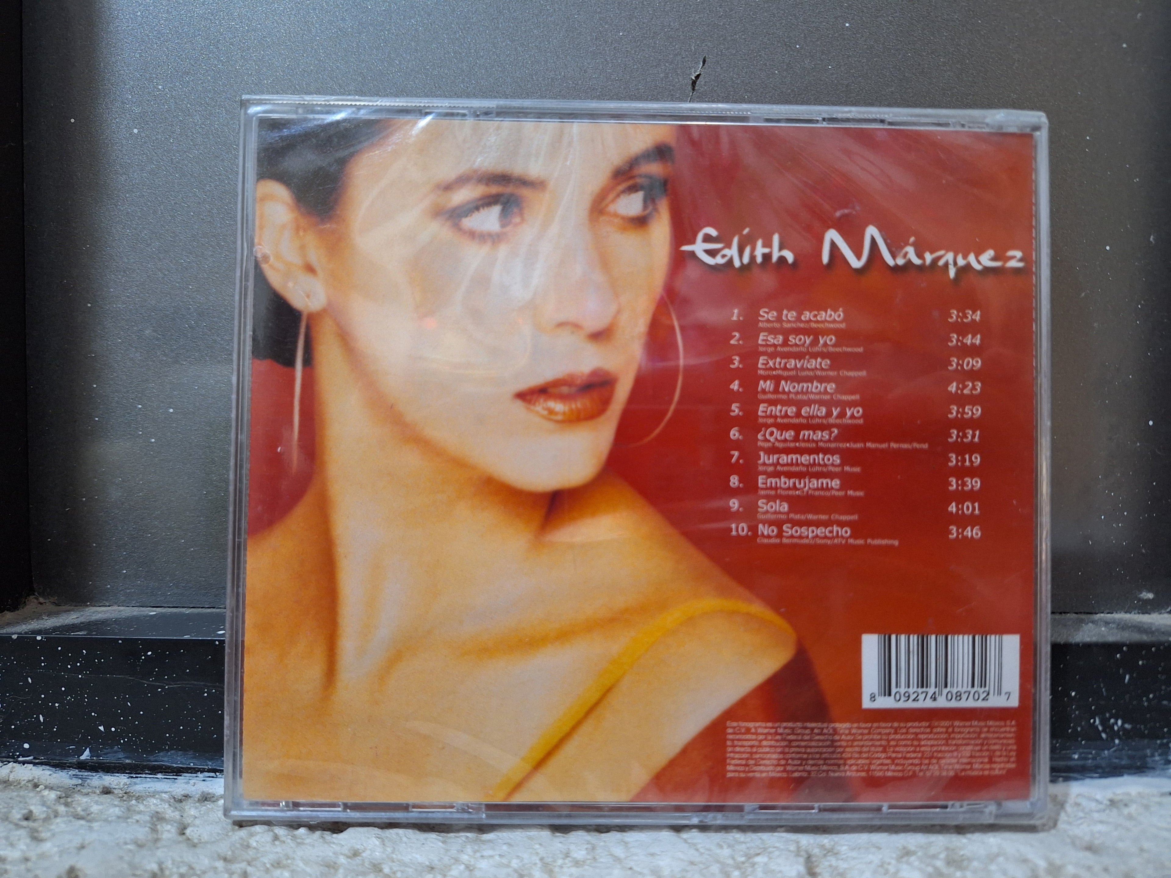 EDITH MARQUEZ EXTRAVIATE CD ORIGINAL NUEVO SELLADO [NACIONAL]