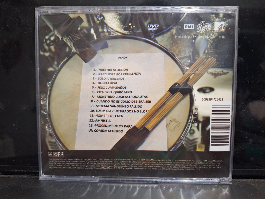 PXNDX UNPLUGGED ON MTV CD DVD ORIGINAL NUEVO SELLADO [NACIONAL] [REEDICION]