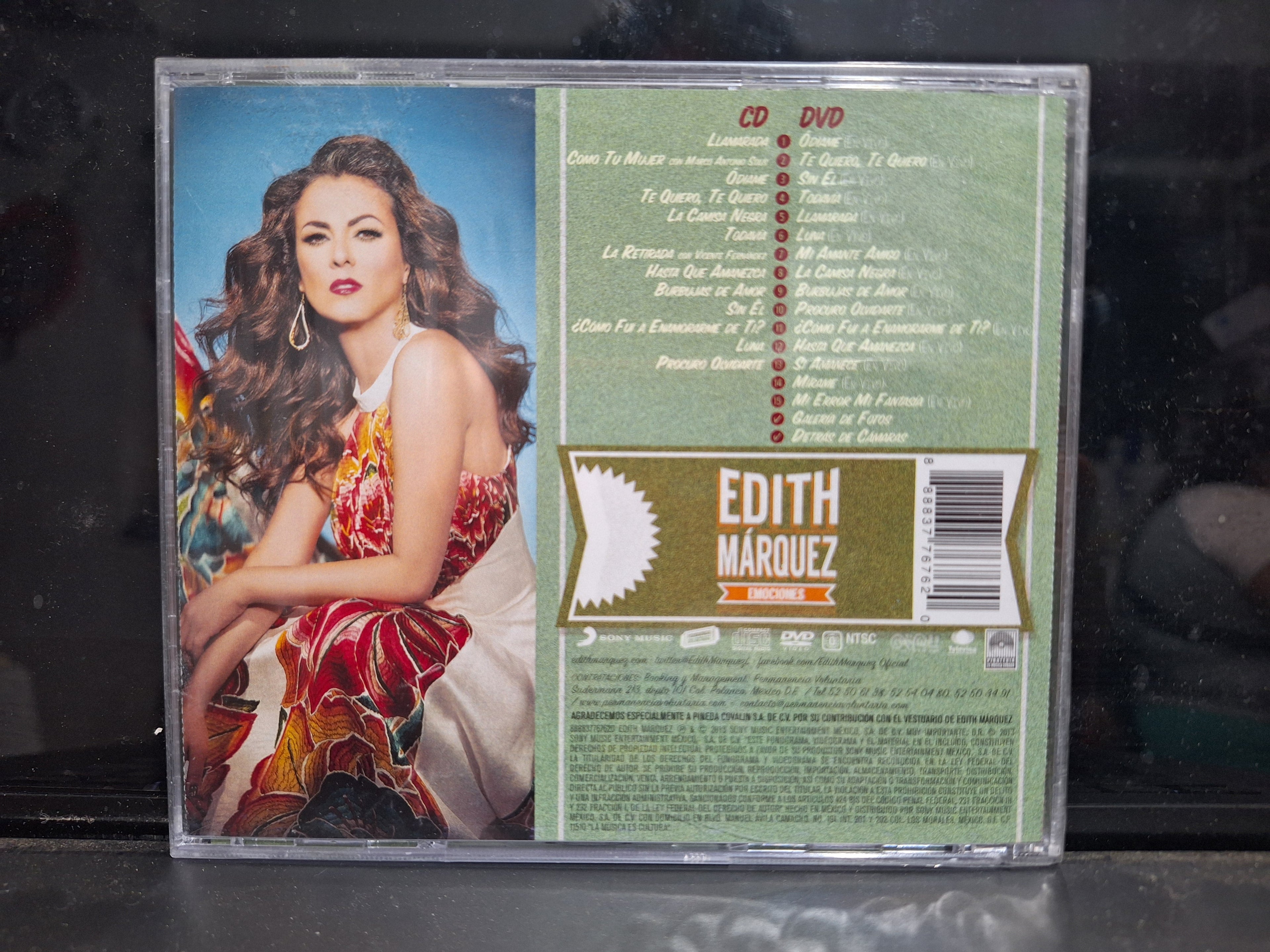EDITH MARQUEZ MOMENTOS DELUXE EDITION CD ORIGINAL NUEVO SELLADO [NACIONAL]