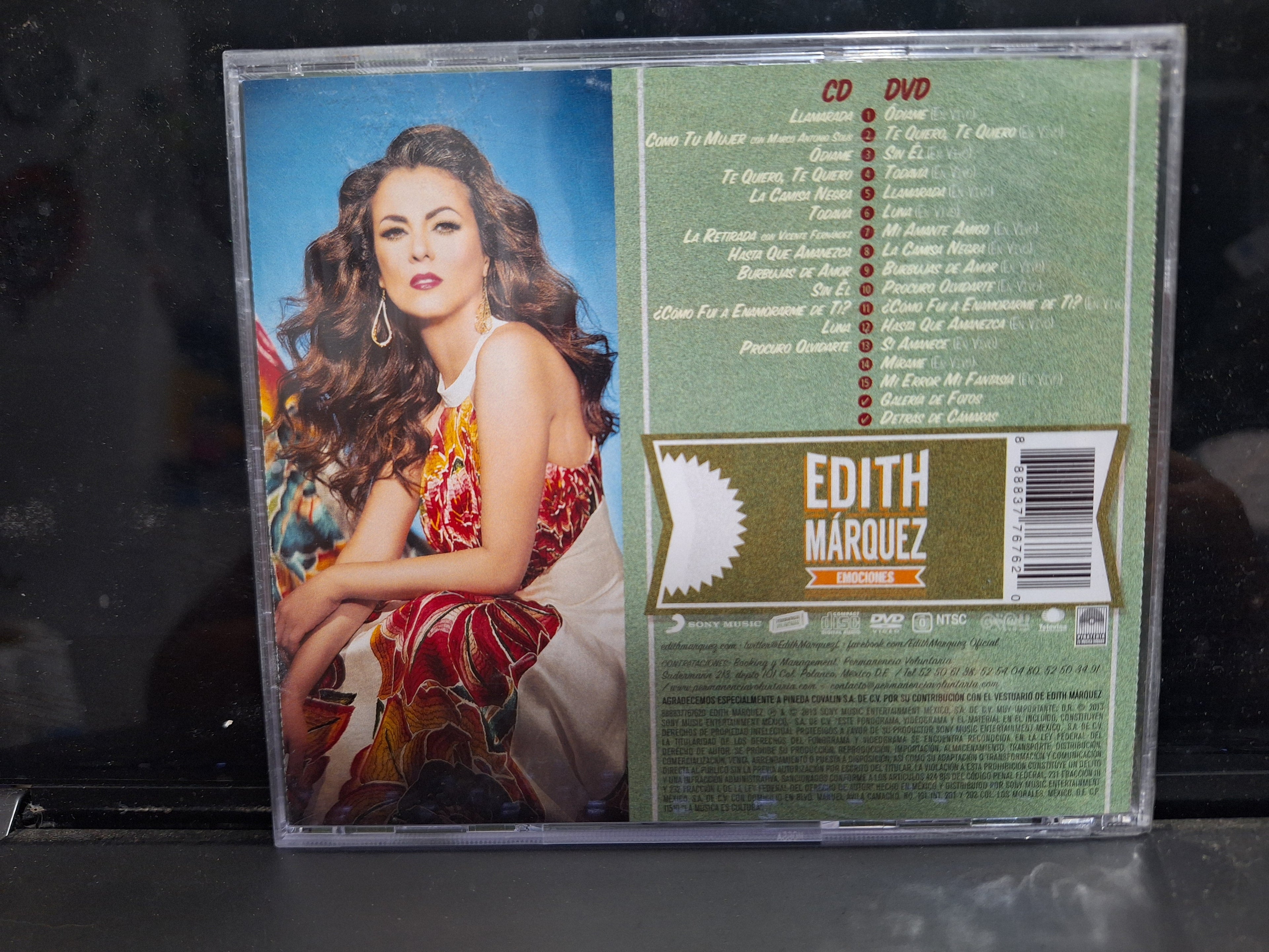 EDITH MARQUEZ EMOCIONES CD ORIGINAL NUEVO SELLADO [NACIONAL]