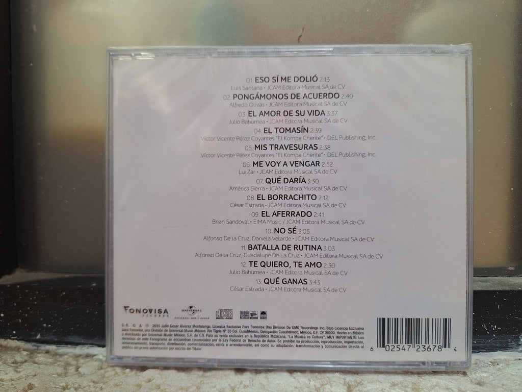 JULION ALVAREZ EL AFERRADO CD ORIGINAL NUEVO SELLADO [NACIONAL]