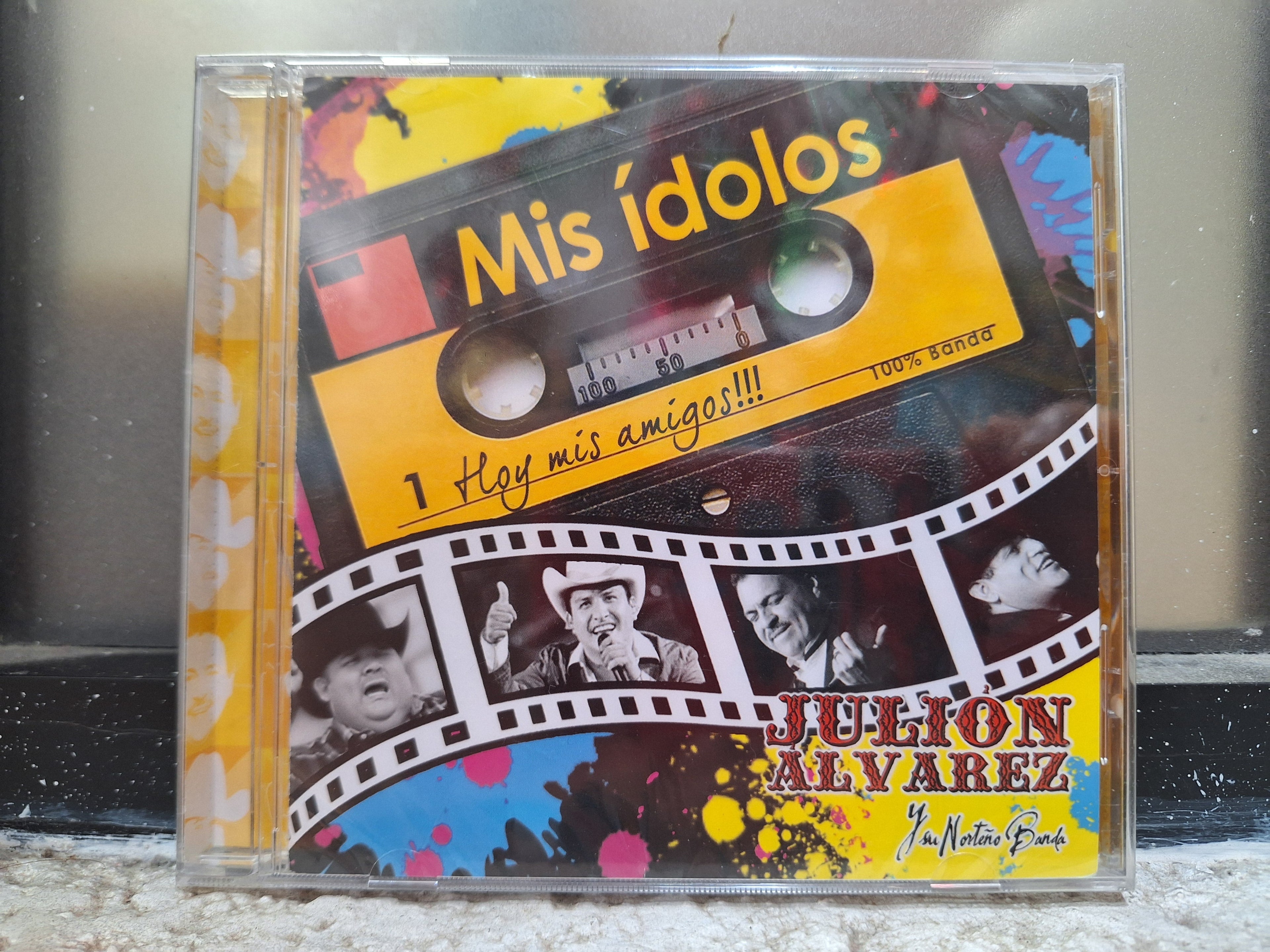 JULION ALVAREZ MIS IDOLOS HOY MIS AMIGOS CD ORIGINAL NUEVO SELLADO [NACIONAL]