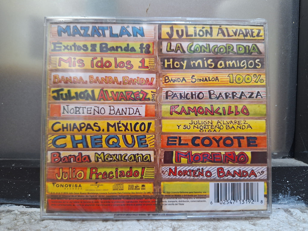 JULION ALVAREZ MIS IDOLOS HOY MIS AMIGOS CD ORIGINAL NUEVO SELLADO [NACIONAL]