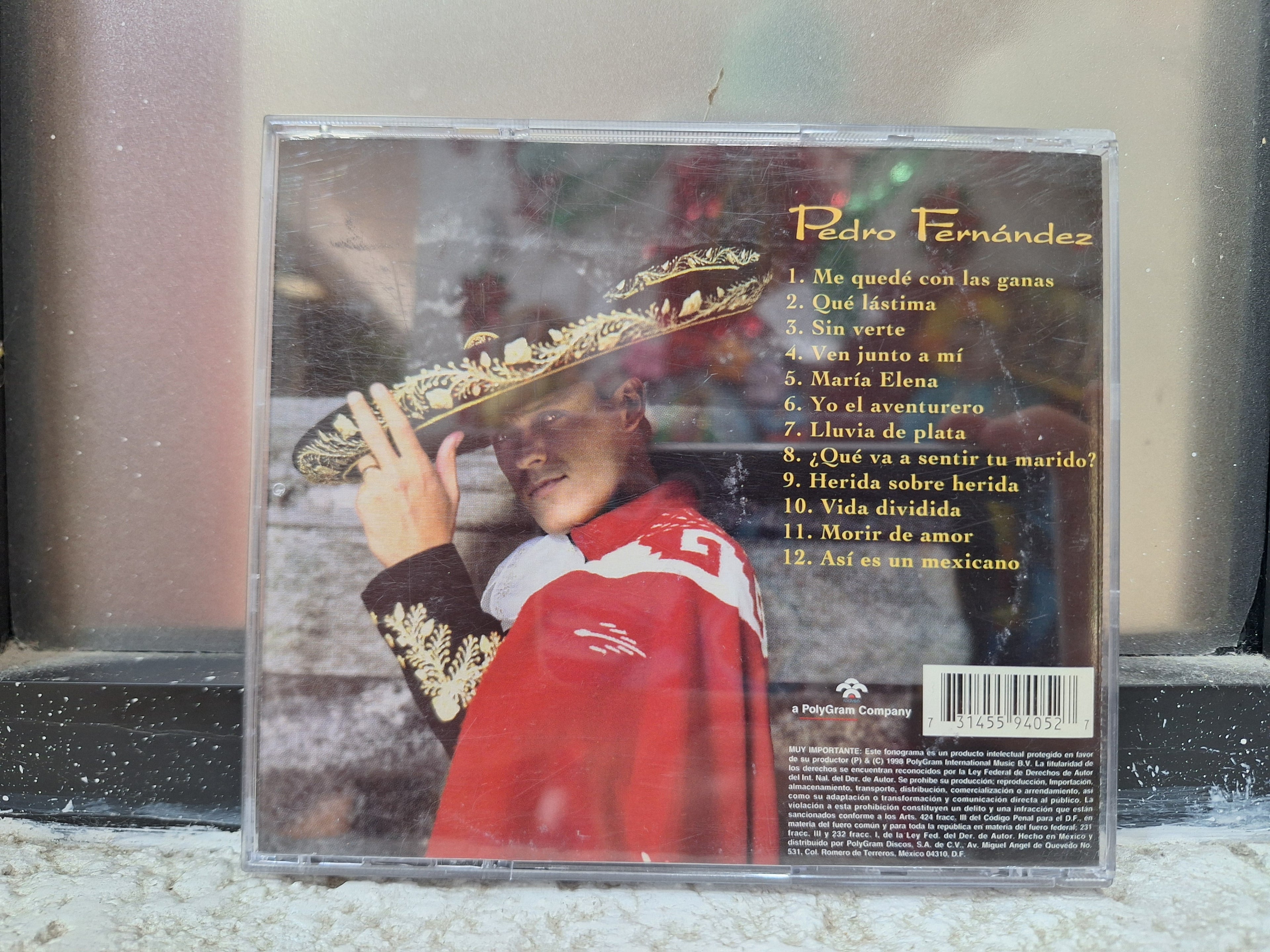 PEDRO FERNANDEZ AVENTURERO CD USADO EN BUEN ESTADO [NACIONAL]