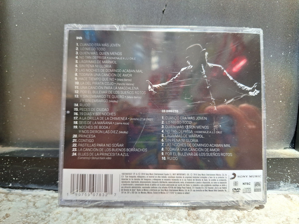 JOAQUIN SABINA LO NIEGO TODO EN DIRECTO CD+DVD ORIGINAL NUEVO SELLADO [NACIONAL]