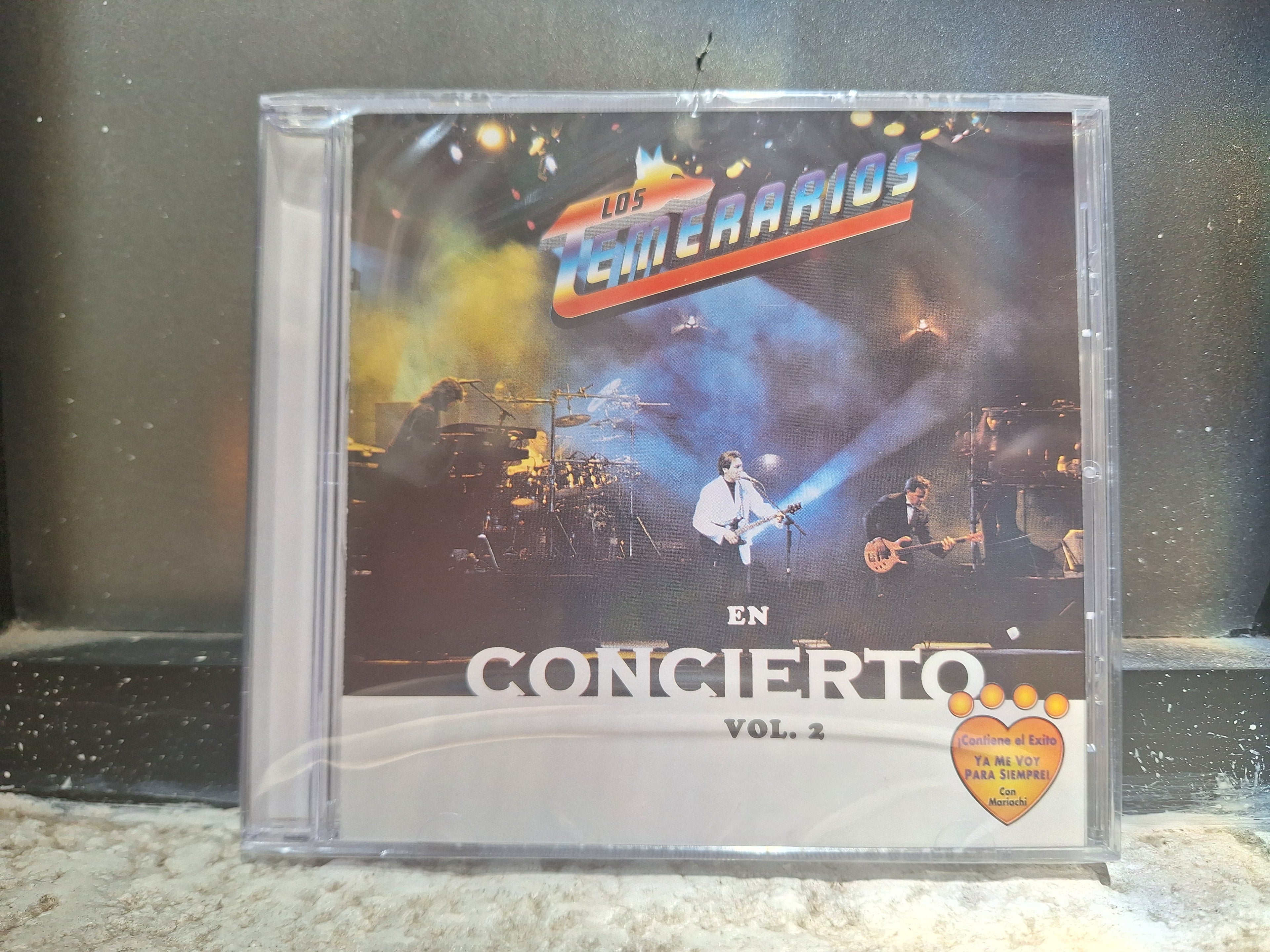 LOS TEMERARIOS EN CONCIERTO VOLUMEN DOS CD ORIGINAL NUEVO SELLADO REEDICION [NACIONAL]