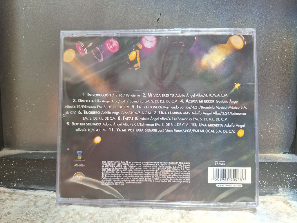 LOS TEMERARIOS EN CONCIERTO VOLUMEN DOS CD ORIGINAL NUEVO SELLADO REEDICION [NACIONAL]
