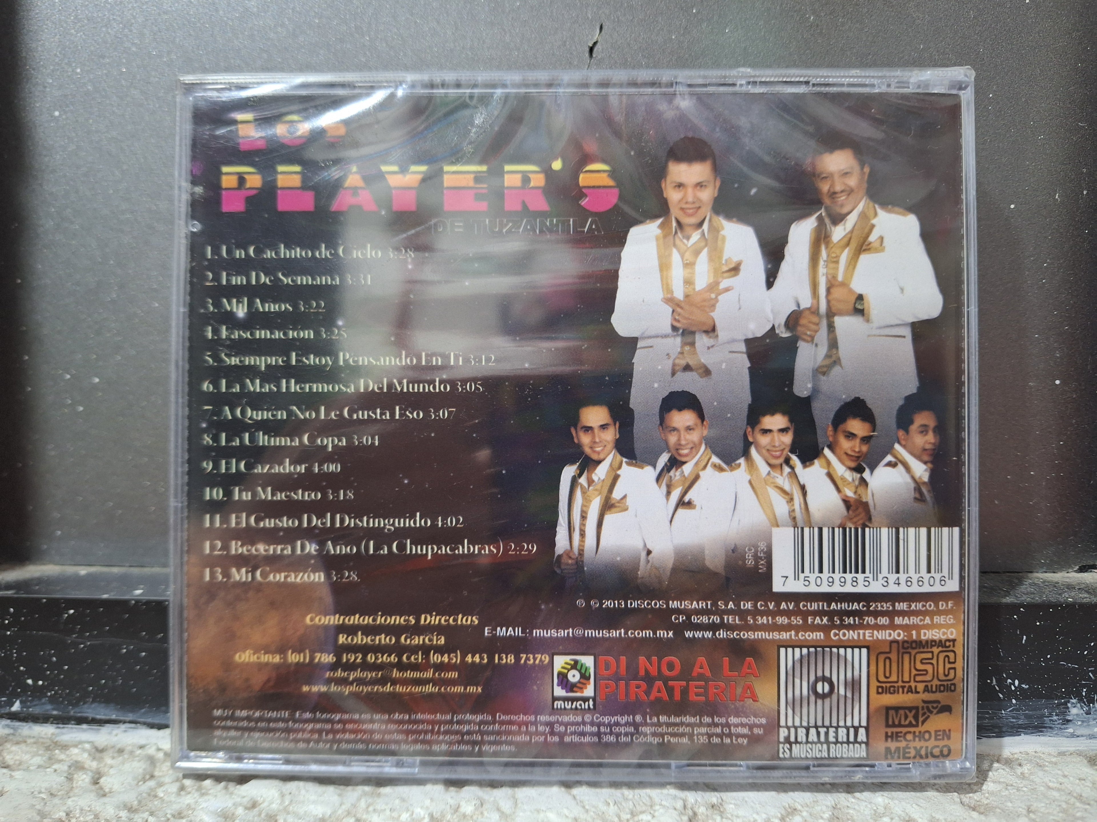 LOS PLAYER'S UN CACHITO DE CIELO CD ORIGINAL NUEVO SELLADO [NACIONAL]