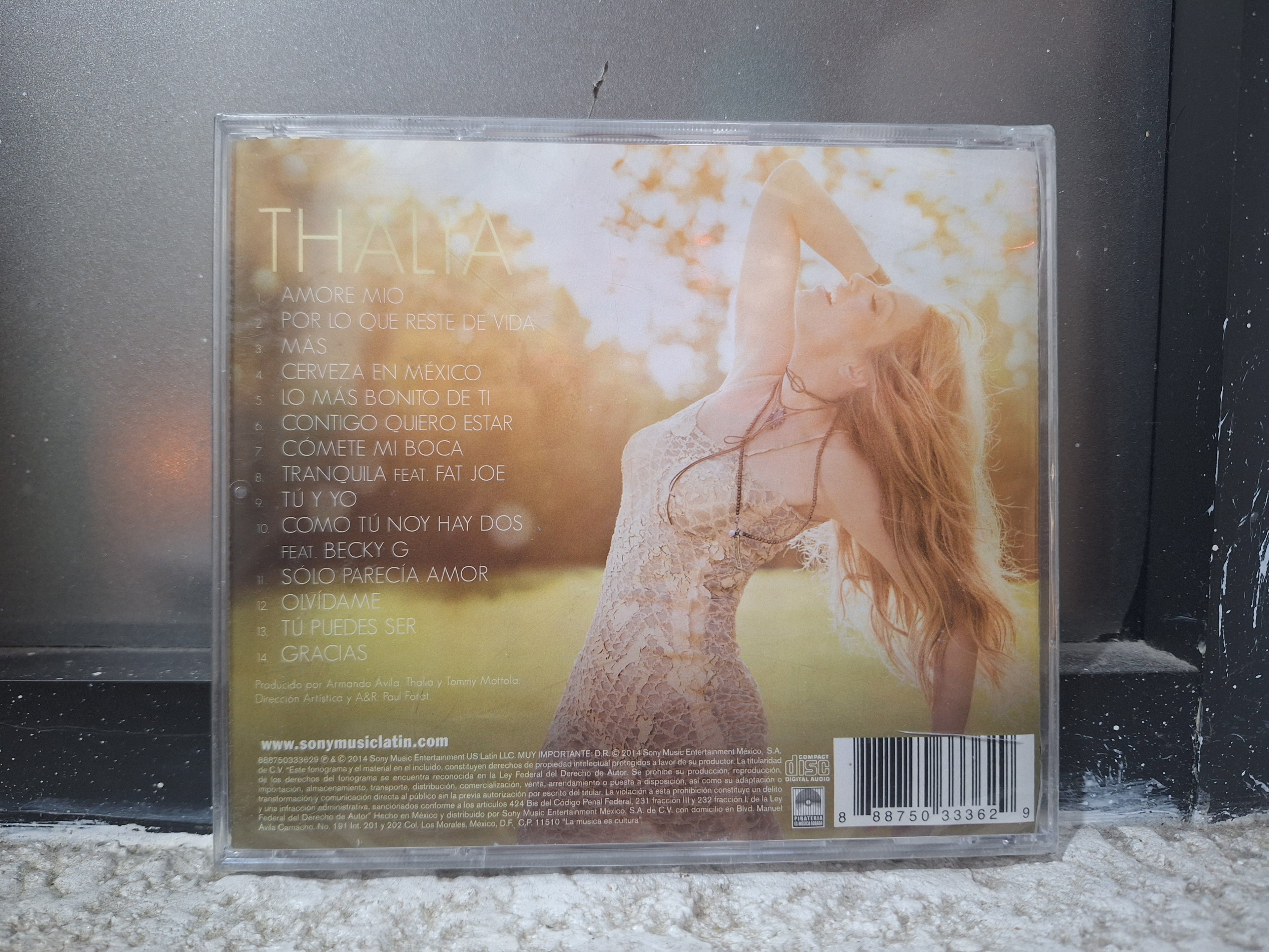 THALIA AMORE MIO CD ORIGINAL NUEVO SELLADO [NACIONAL]