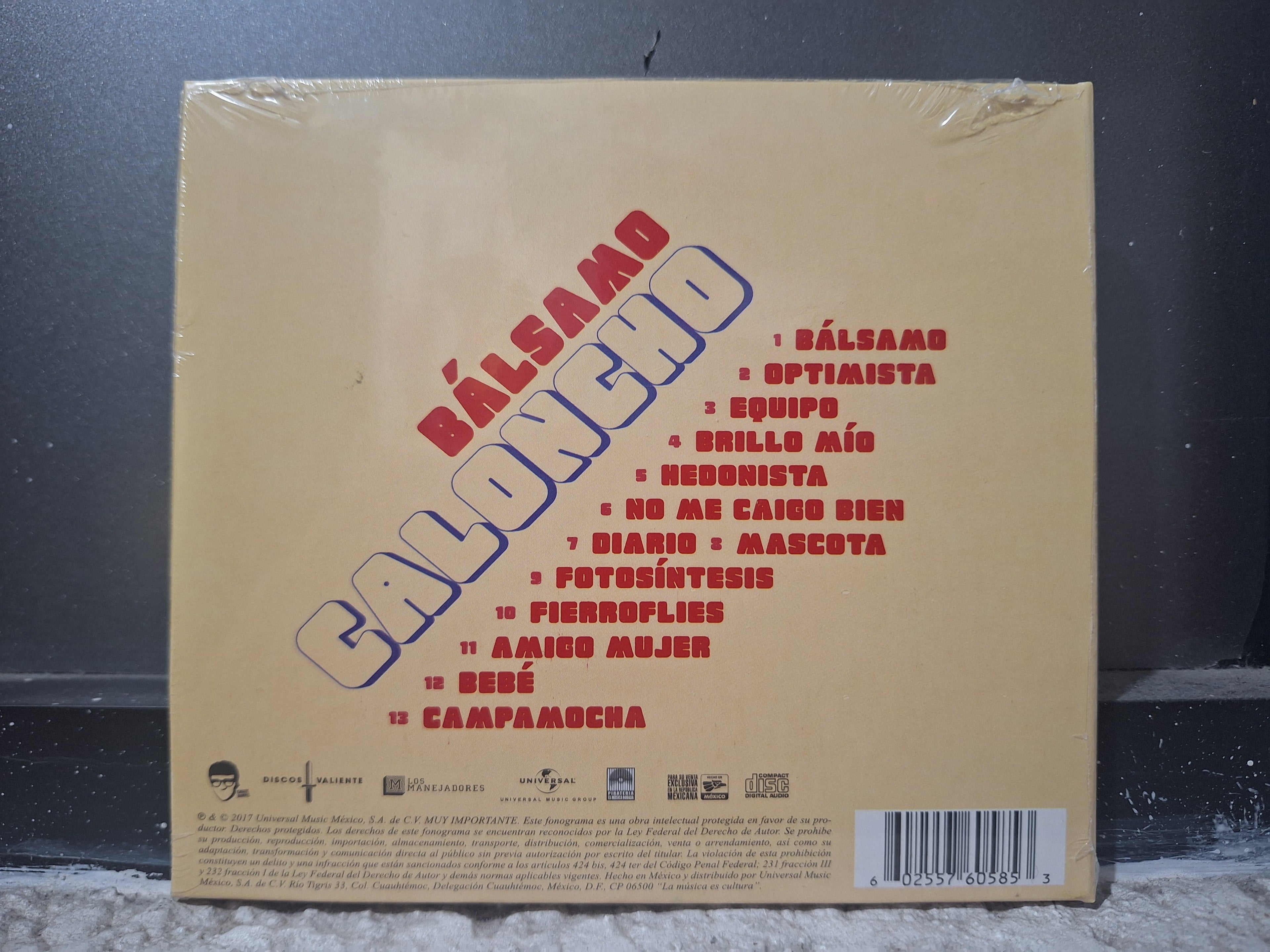 CALONCHO BALSAMO CD ORIGINAL NUEVO SELLADO [NACIONAL]