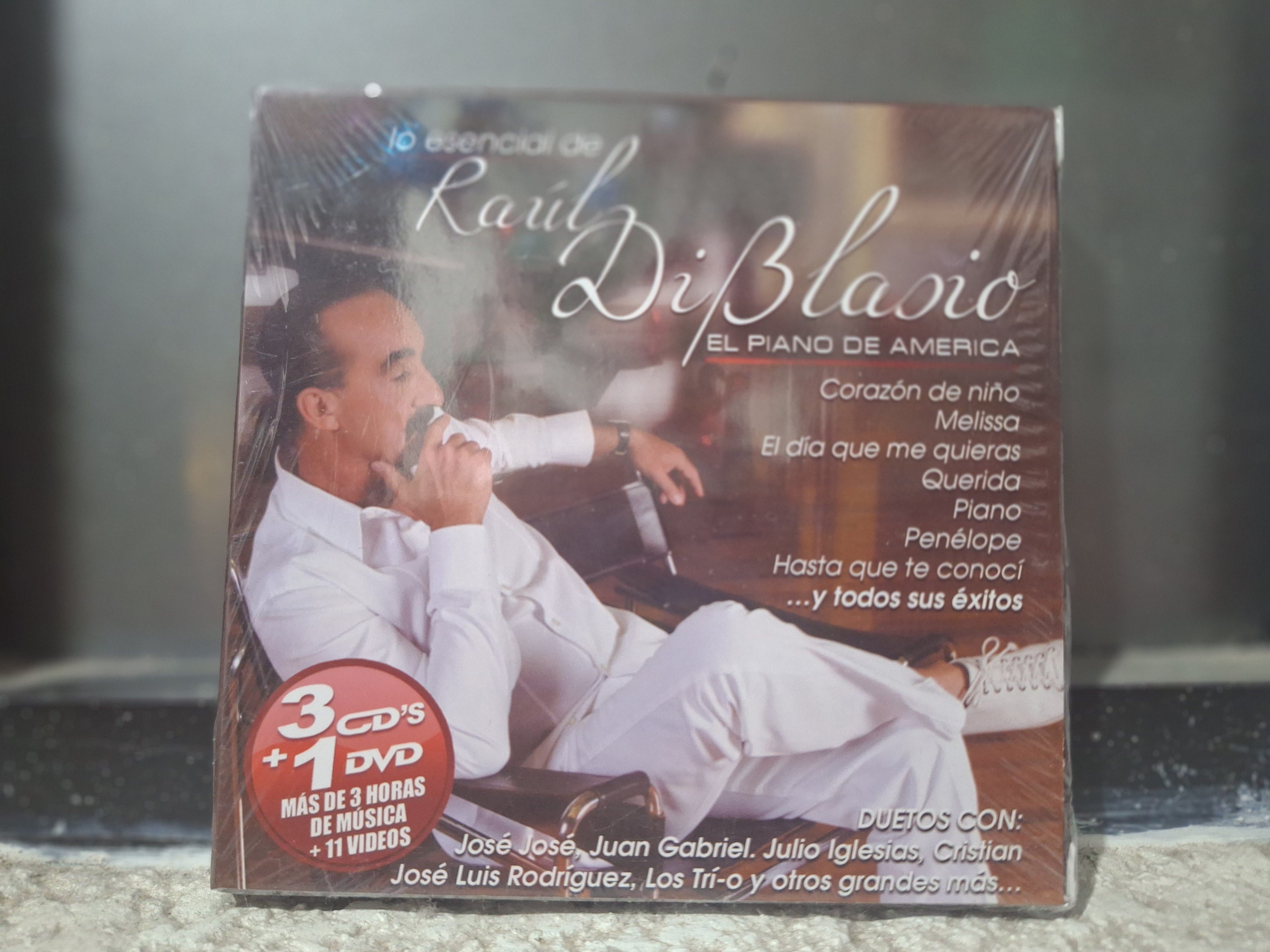 RAUL DIBLASIO LO ESENCIAL 3 CD 1 DVD NUEVO ORIGINAL SELLADO [NACIONAL]