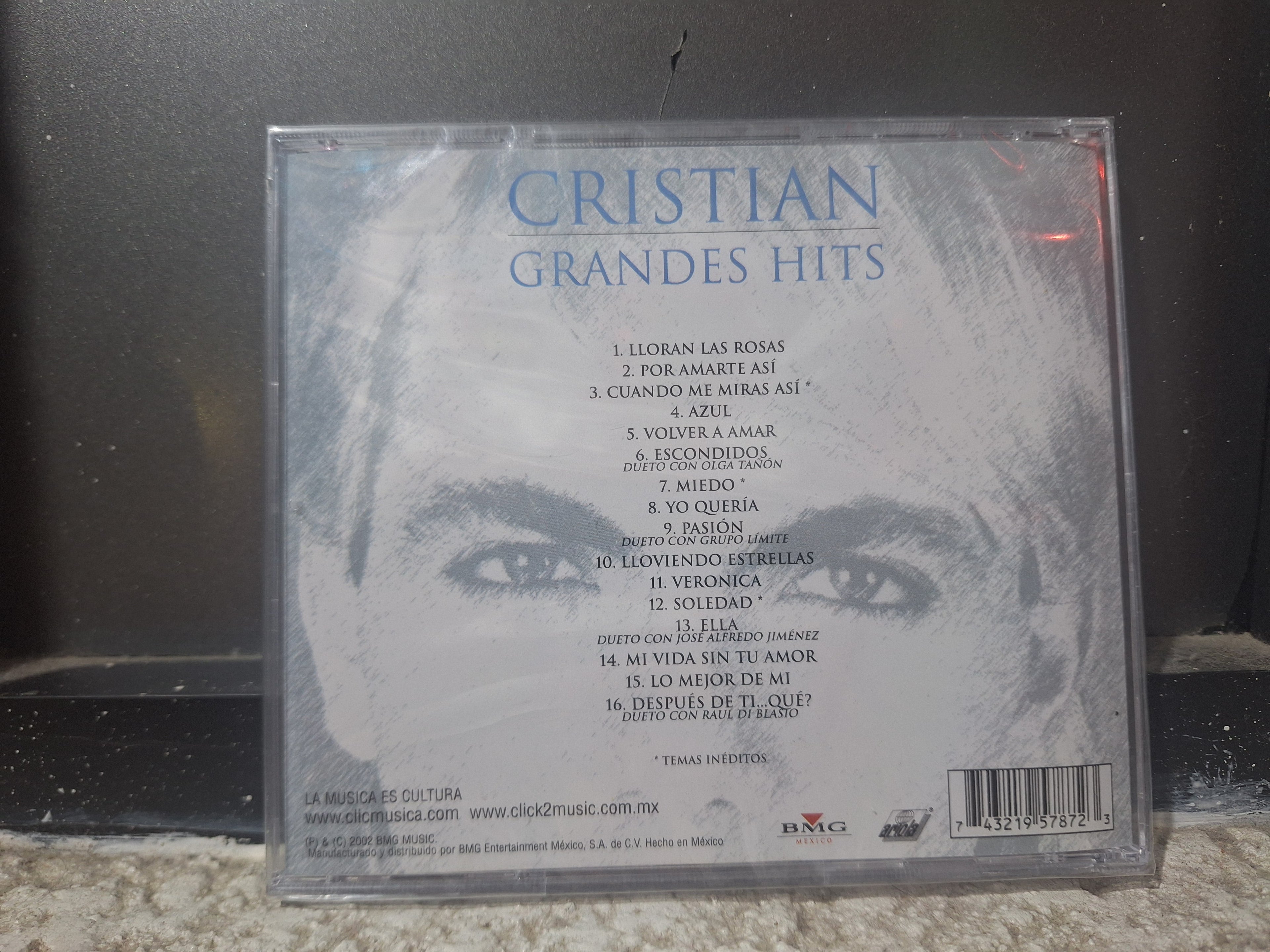CRISTIAN CASTRO GRANDES HITS CD ORIGINAL NUEVO SELLADO [NACIONAL] [REEDICION]