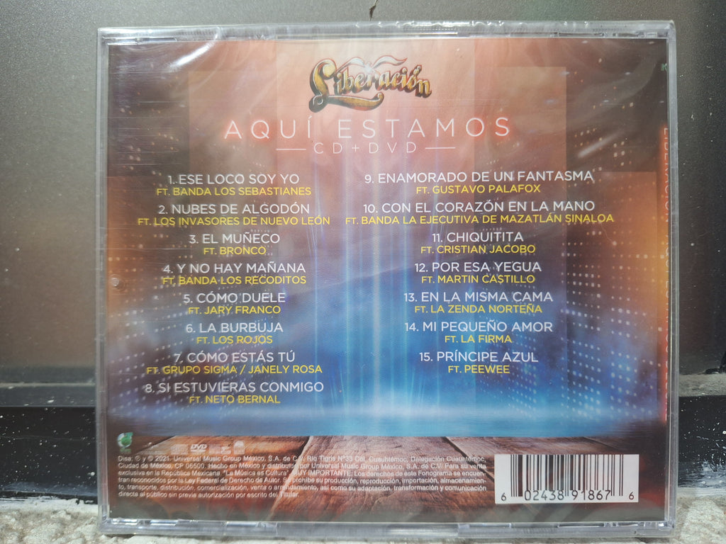 LIBERACION AQUÍ ESTAMOS CD NUEVO ORIGINAL SELLADO [NACIONAL]