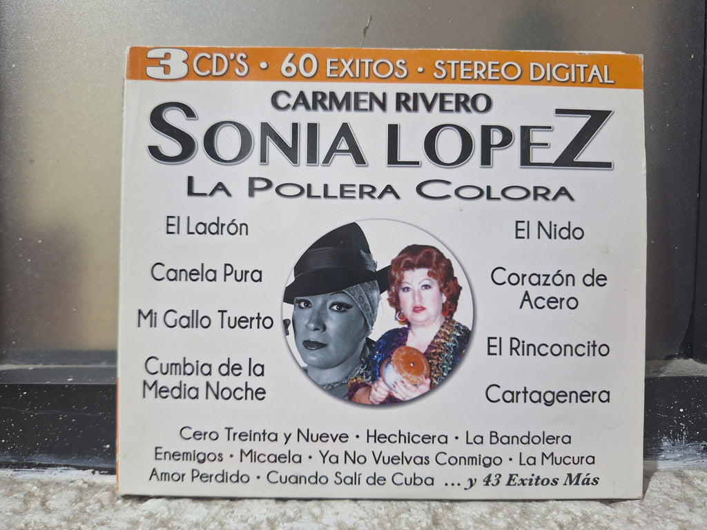 CARMEN RIVERO SONIA LOPEZ 60 EXITOS 3 CD ORIGINAL USADO EN BUEN ESTADO [NACIONAL]