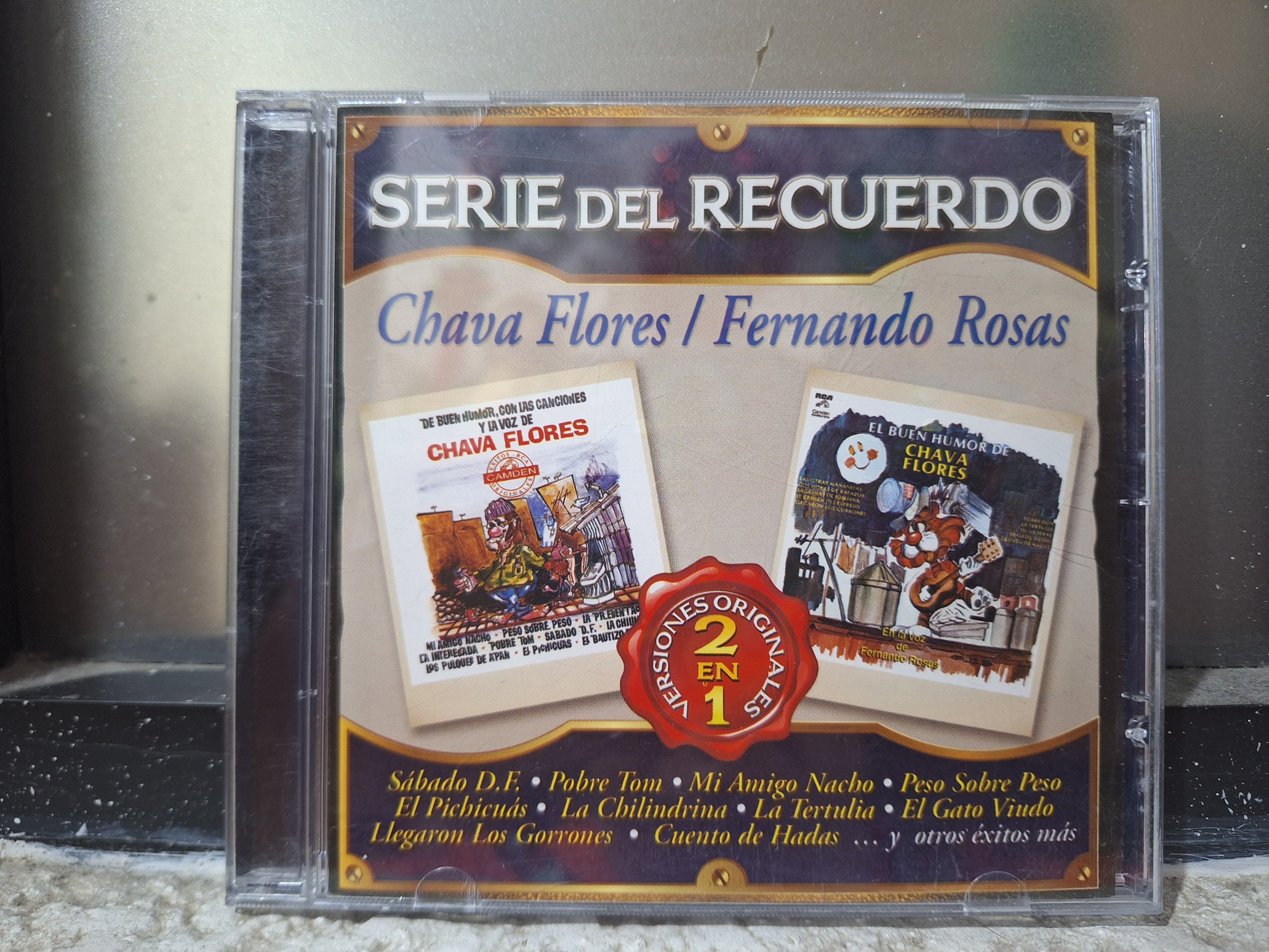 CHAVA FLORES FERNANDO ROSAS SERIE DEL RECUERDO CD ORIGINAL USADO EN BUEN ESTADO [NACIONAL]