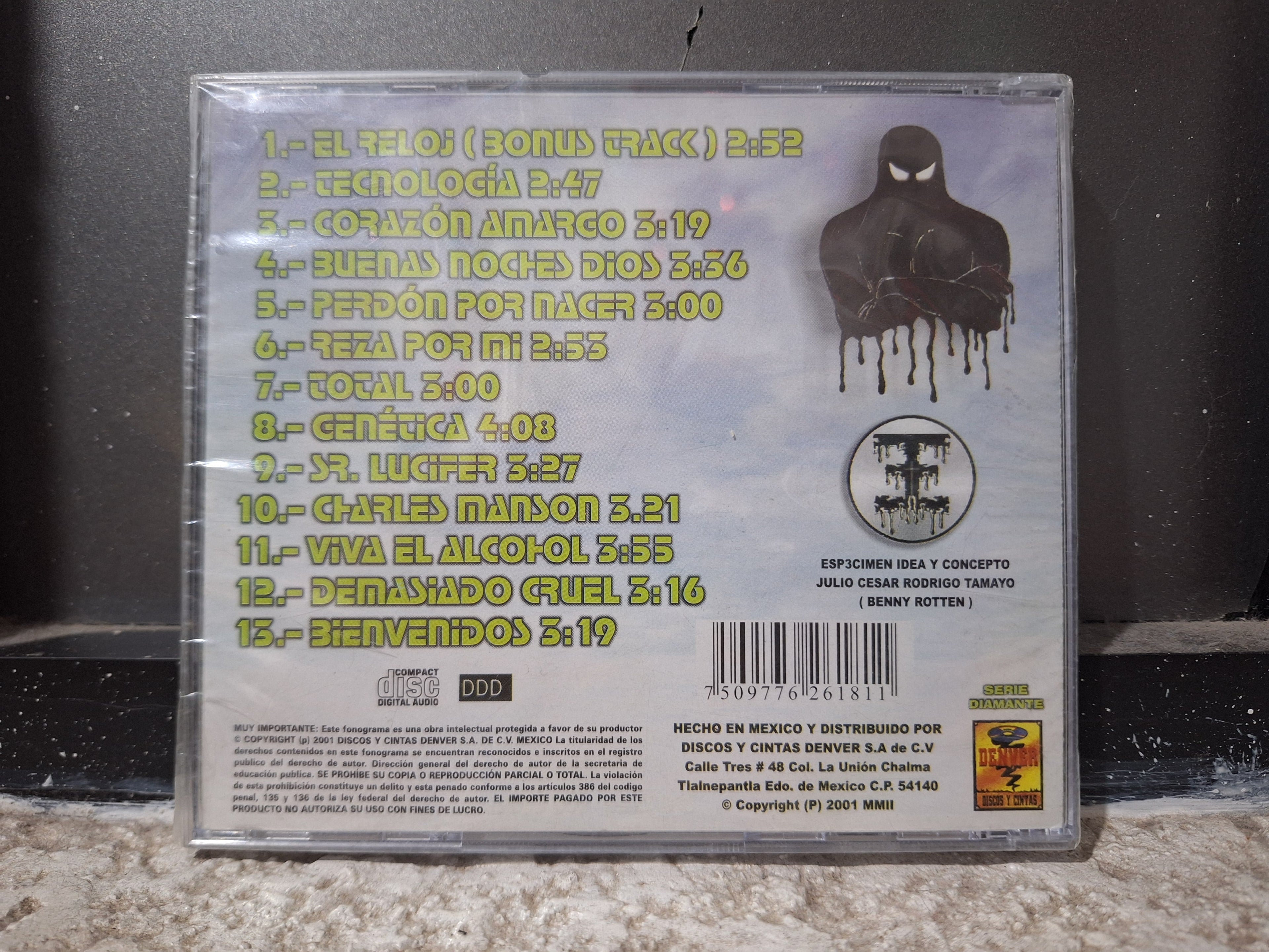 ESPECIMEN 1987-2002 RECOPILACION CD ORIGINAL NUEVO SELLADO [NACIONAL]