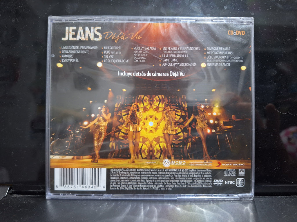 JEANS DEJA VU CD DVD ORIGINAL NUEVO SELLADO [NACIONAL]