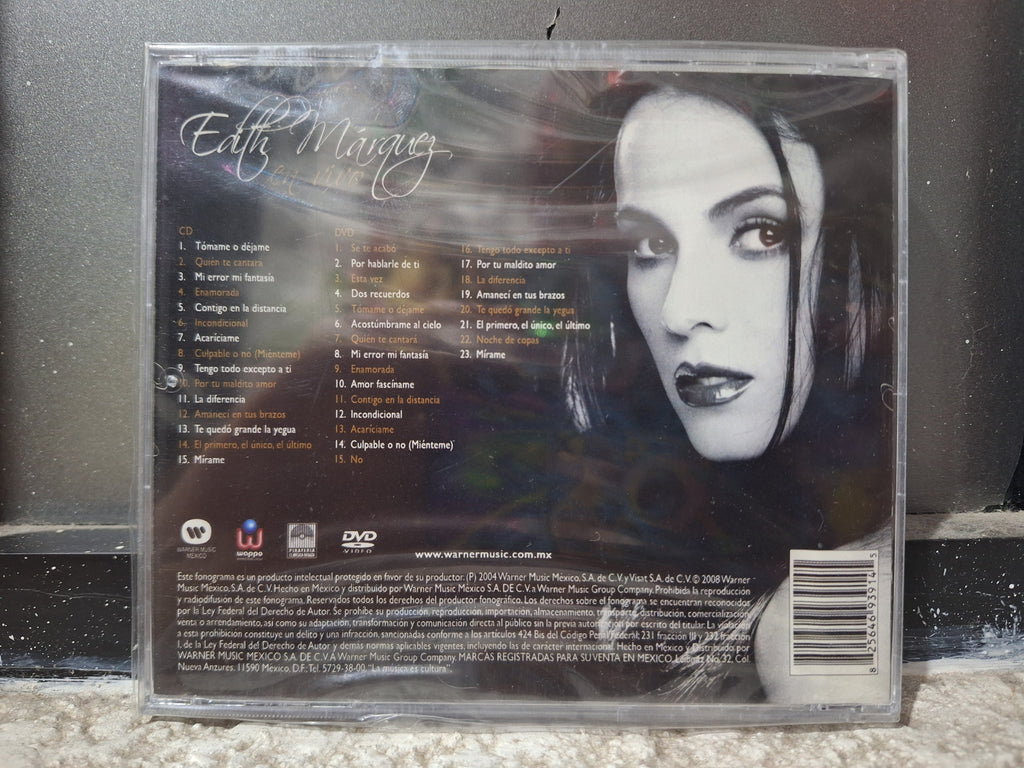 EDITH MARQUEZ EN VIVO CD ORIGINAL NUEVO SELLADO [NACIONAL]