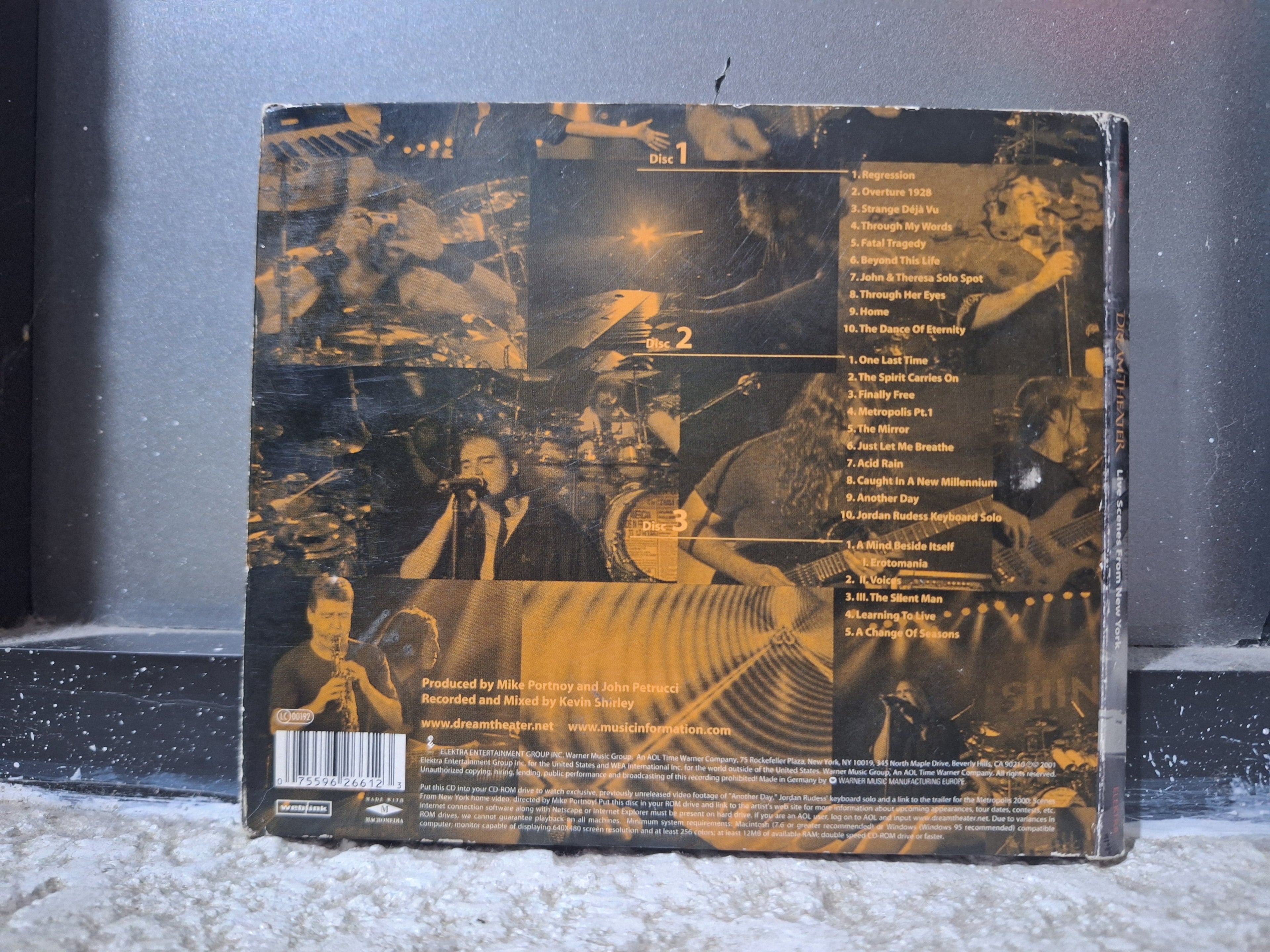 DREAM THEATER LIVE SCENES FROM NEW YORK 3 CD USADO EN BUEN ESTADO [IMPORTADO]