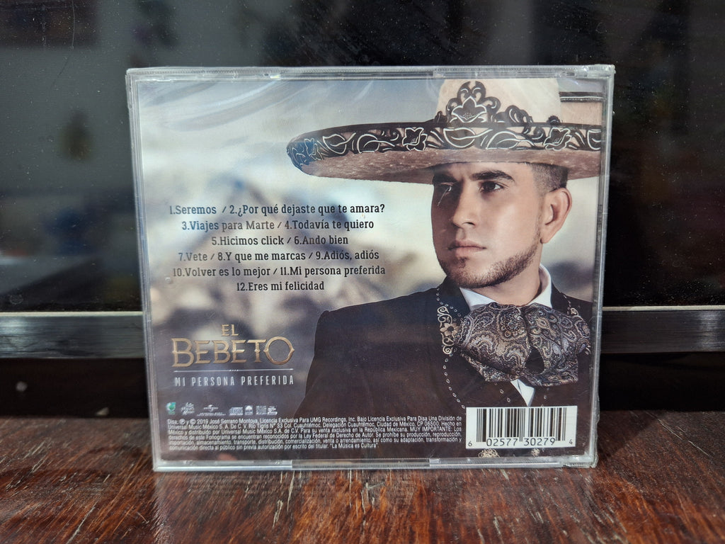 EL BEBETO MI PERSONA PREFERIDA CD ORIGINAL NUEVO SELLADO