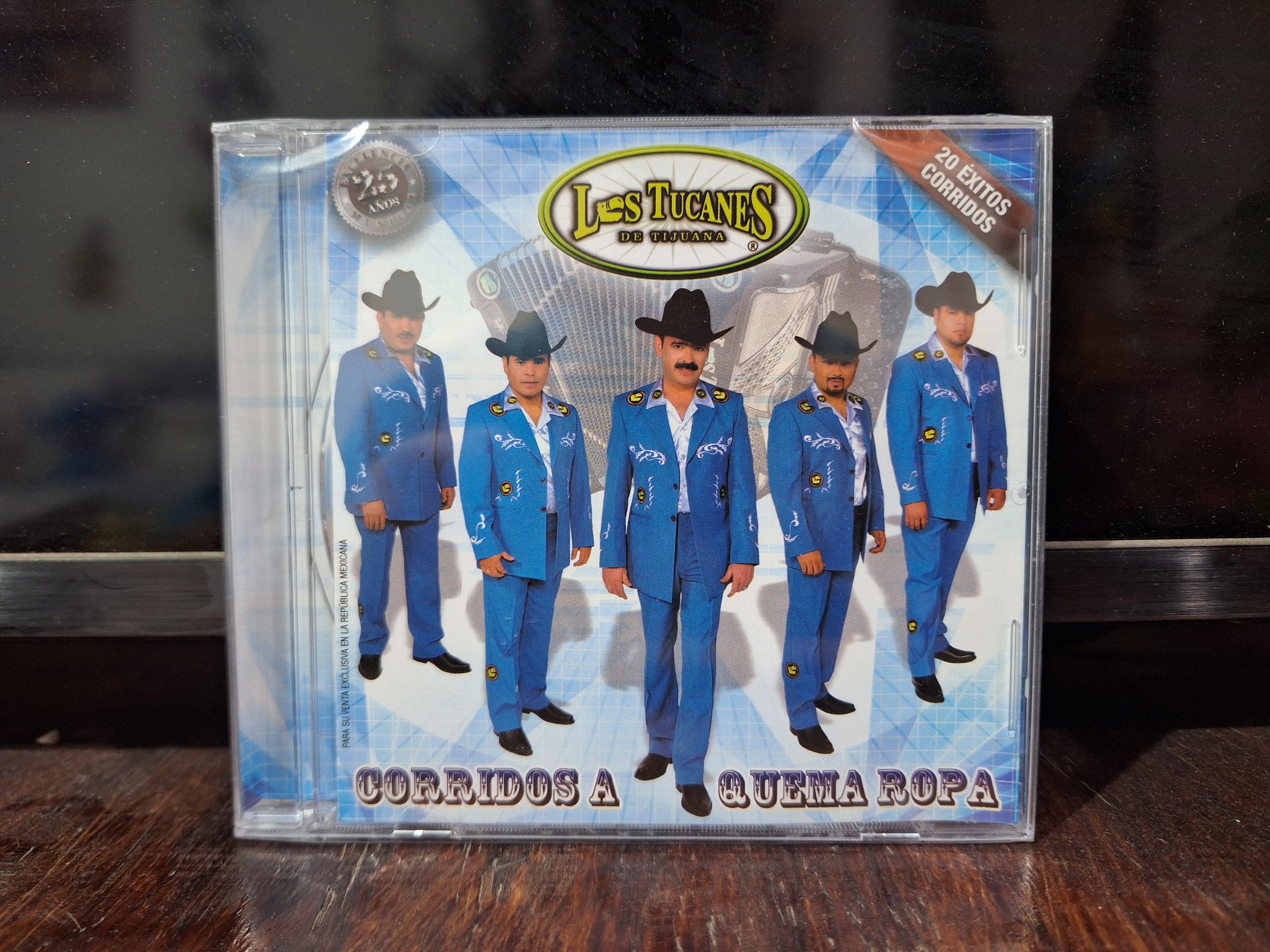 LOS TUCANES DE TIJUANA CORRIDOS A QUEMA ROPA CD ORIGINAL NUEVO SELLADO [NACIONAL] [REEDICION]