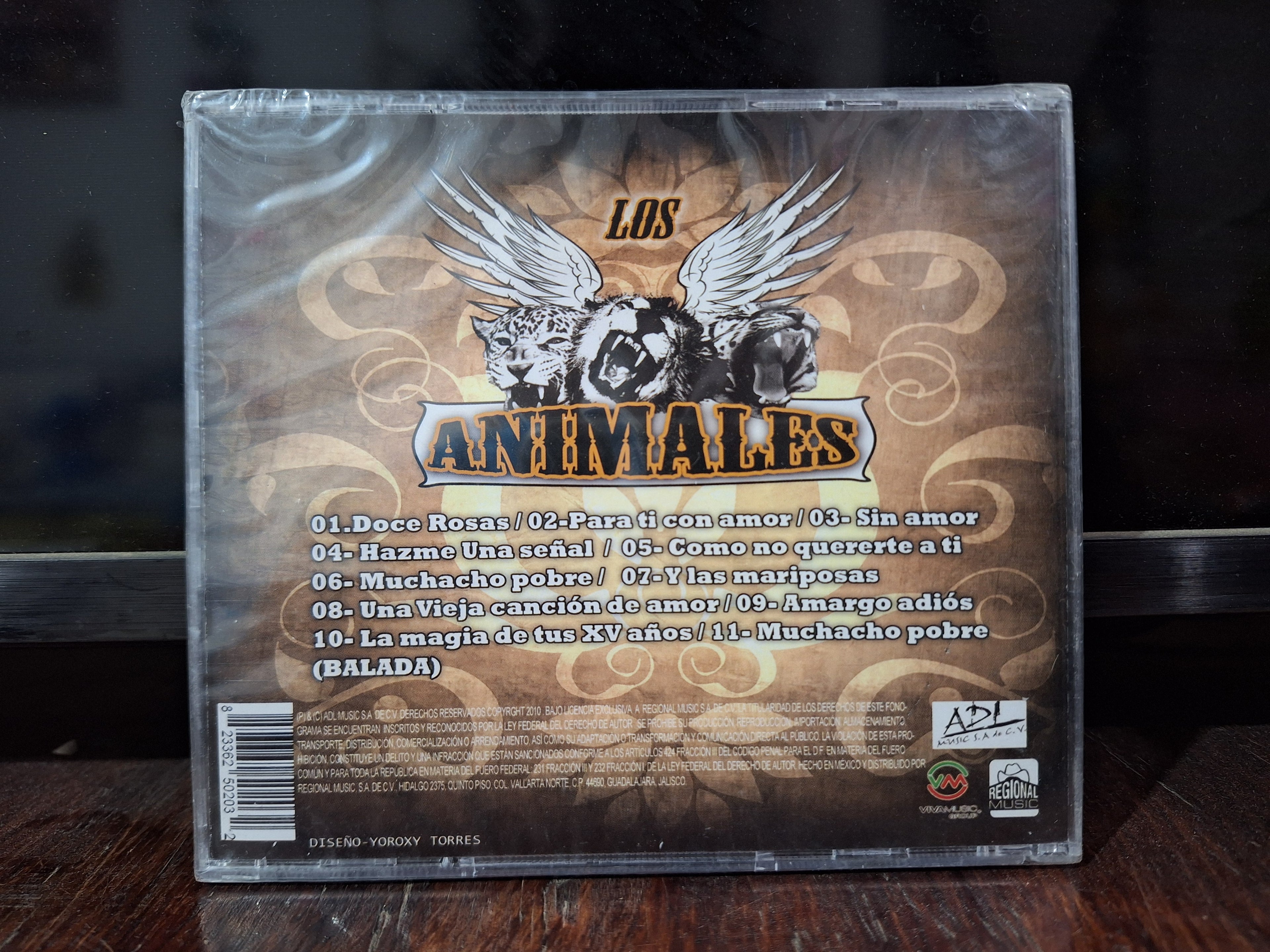 LOS ANIMALES PARA TI CON AMOR CD ORIGINAL NUEVO SELLADO