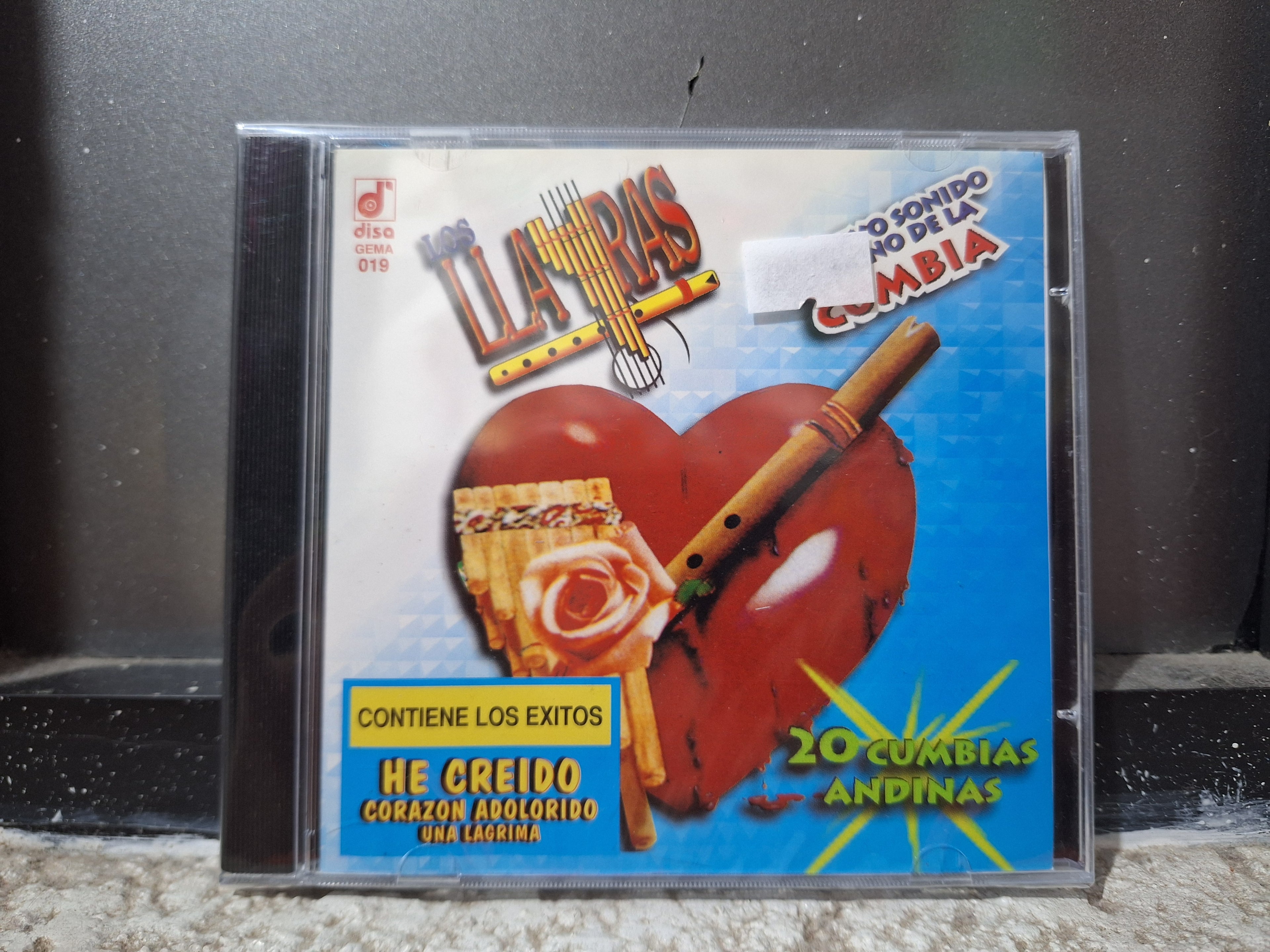 LOS LLAYRAS 20 CUMBIAS ANDINAS CD ORIGINAL NUEVO SELLADO [NACIONAL] [REEDICION]