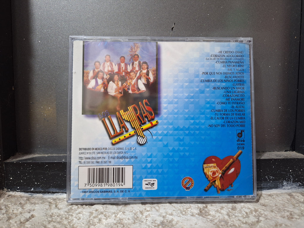LOS LLAYRAS 20 CUMBIAS ANDINAS CD ORIGINAL NUEVO SELLADO [NACIONAL] [REEDICION]