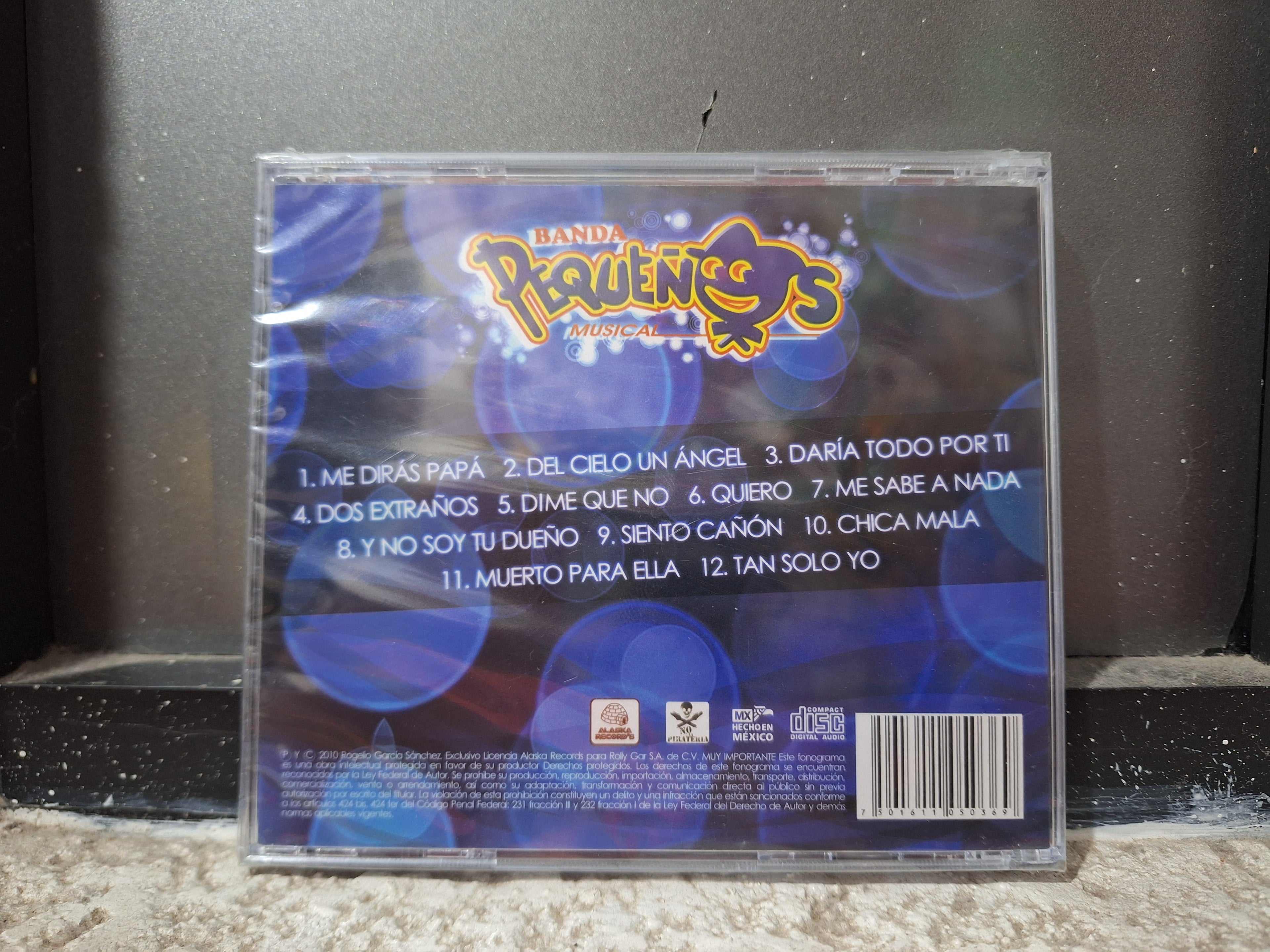 BANDA PEQUEÑOS MUSICAL DARIA TODO POR TI CD ORIGINAL NUEVO SELLADO [NACIONAL]