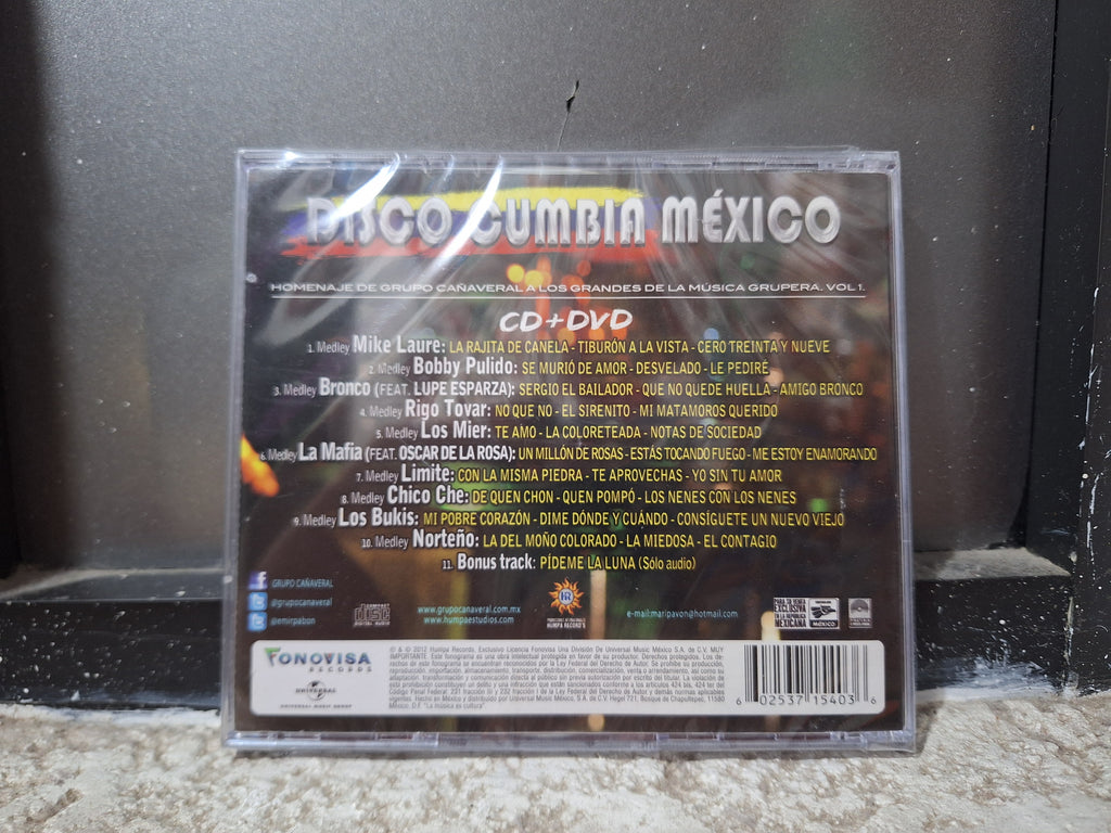GRUPO CAÑAVERAL DISCO CUMBIA MEXICO CD DVD ORIGINAL NUEVO SELLADO [NACIONAL]