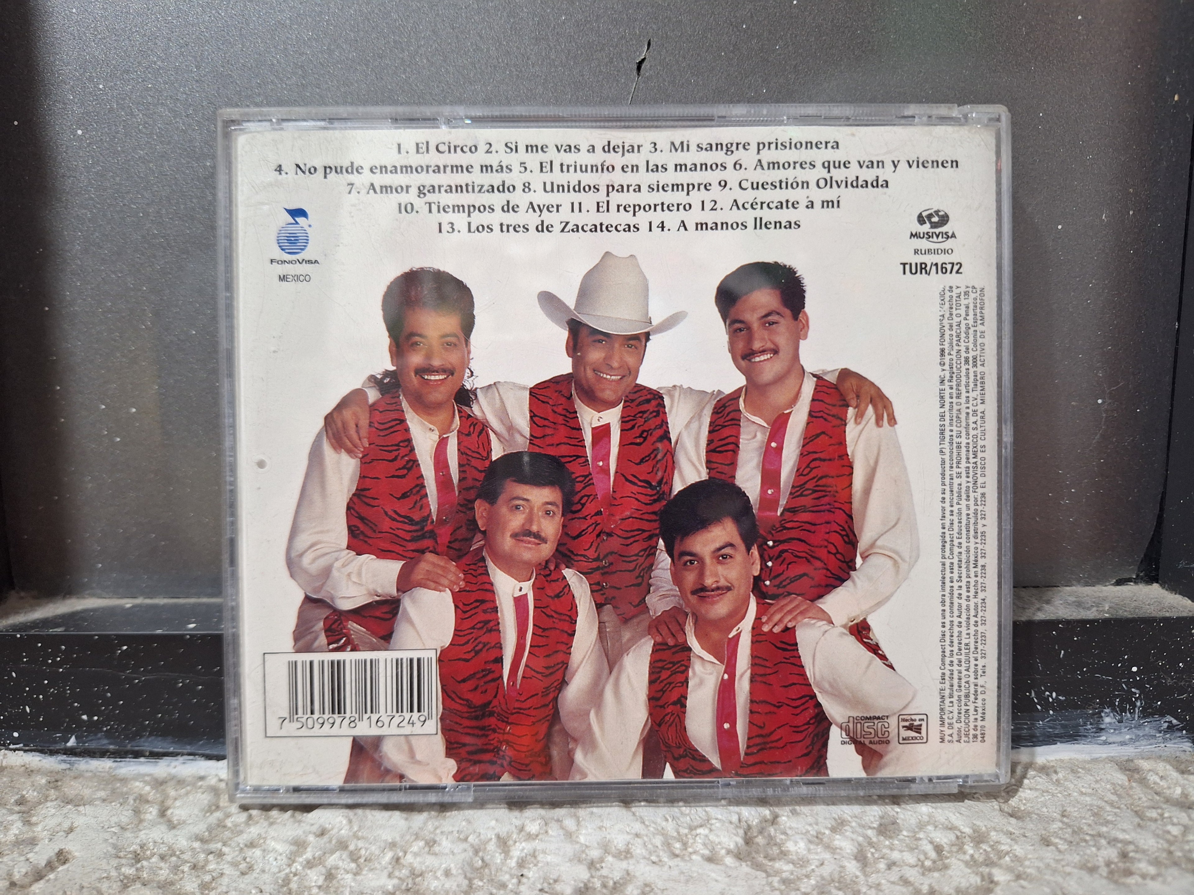 LOS TIGRES DEL NORTE UNIDOS PARA SIEMPRE CD USADO ORIGINAL EN BUENAS CONDICIONES [NACIONAL]