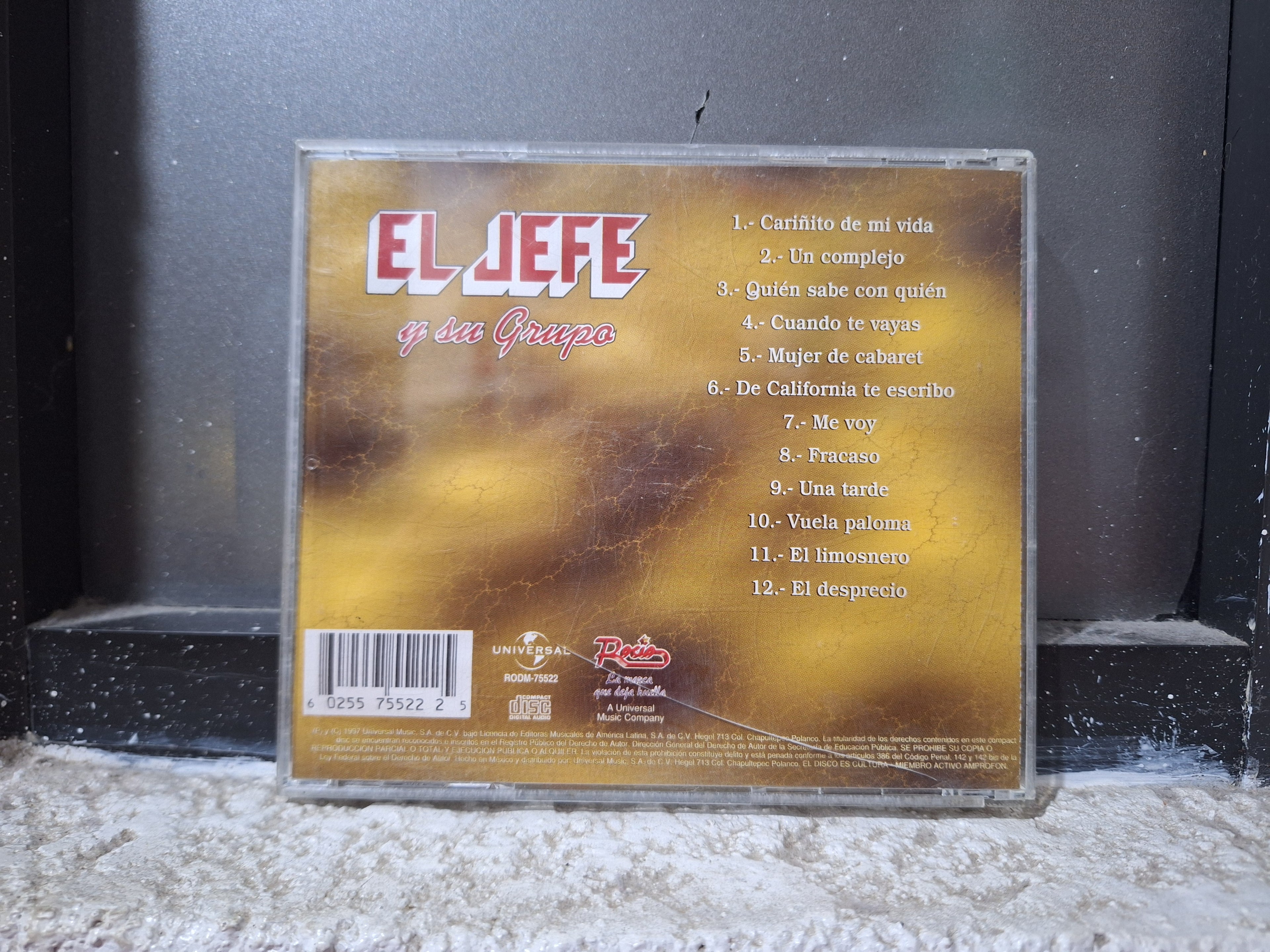 EL JEFE Y SU GRUPO CD ORIGINAL USADO EN BUENAS CONDICIONES [NACIONAL]