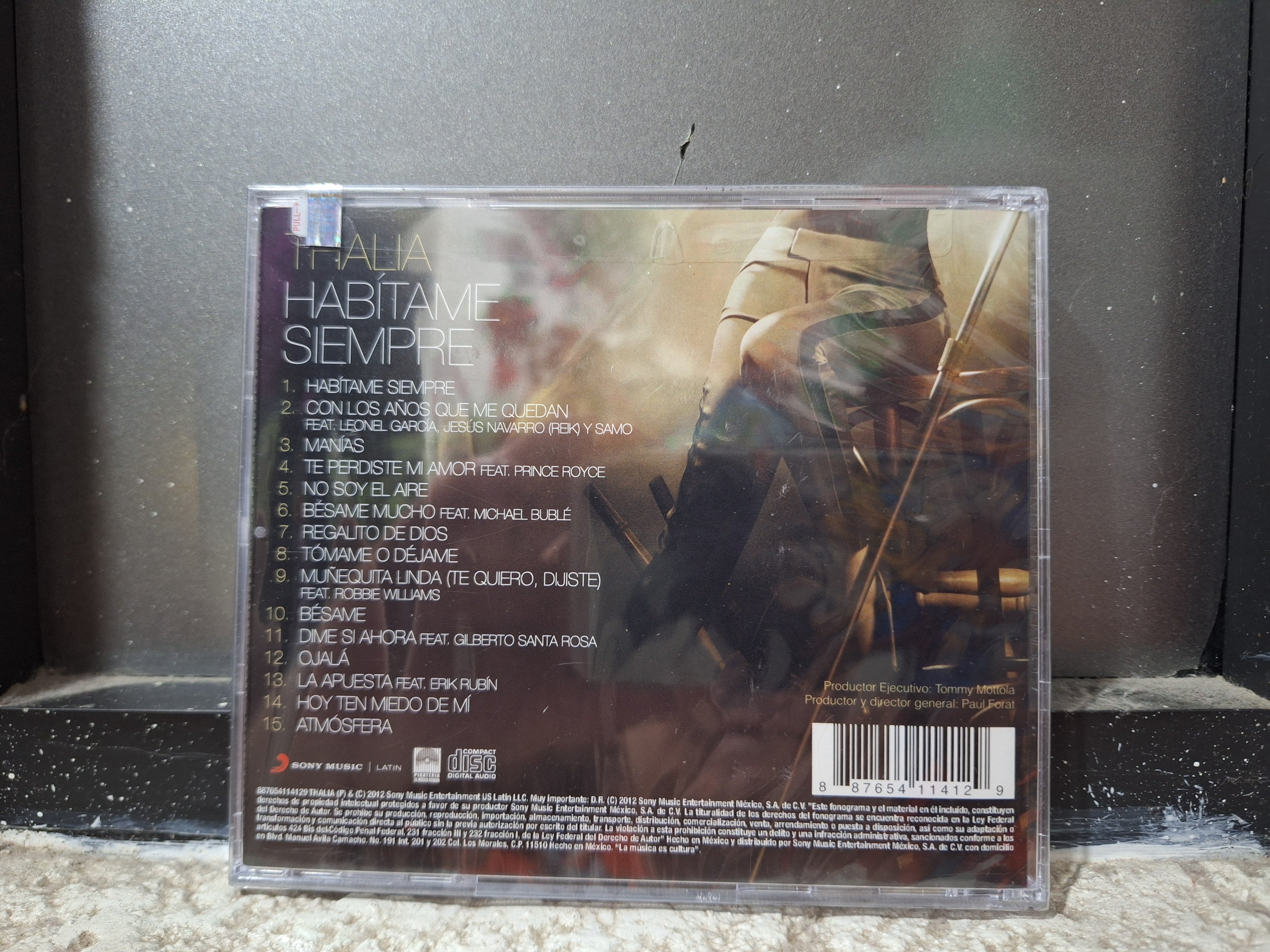 THALIA HABITAME SIEMPRE CD ORIGINAL NUEVO SELLADO [NACIONAL]