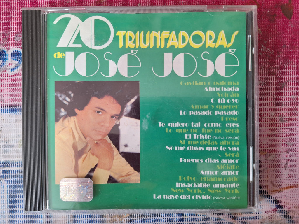 JOSE JOSE 20 TRIUNFADORAS CD ORIGINAL USADO EN BUENAS CONDICIONES [NACIONAL]
