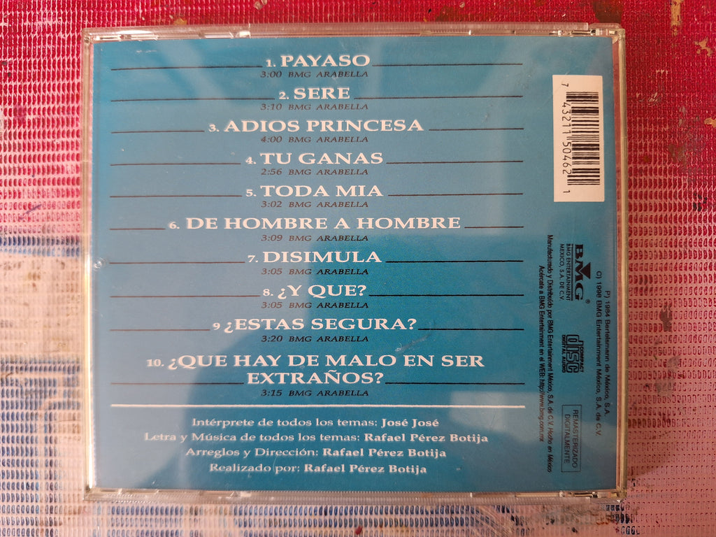 JOSE JOSE REFLEXIONES CD ORIGINAL USADO EN BUENAS CONDICIONES [NACIONAL] [REEDICION]