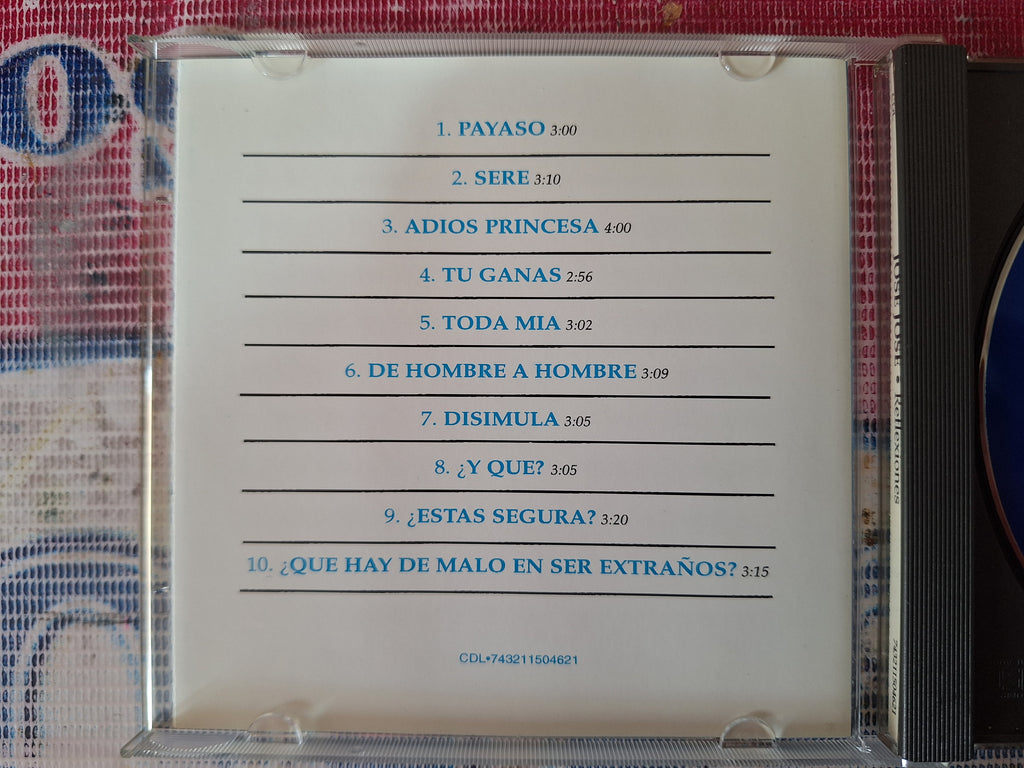 JOSE JOSE REFLEXIONES CD ORIGINAL USADO EN BUENAS CONDICIONES [NACIONAL] [REEDICION]