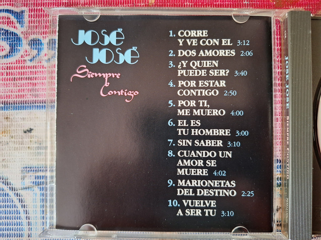 JOSE JOSE SIEMPRE CONTIGO CD ORIGINAL USADO EN BUENAS CONDICIONES [NACIONAL] [REEDICION]